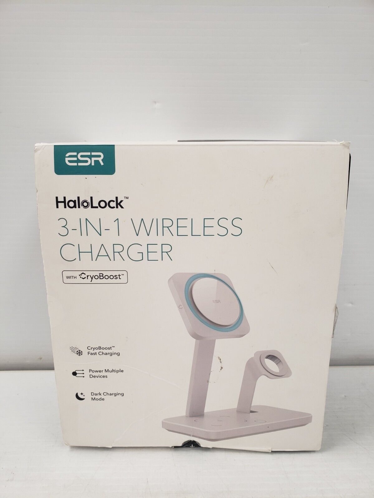 ESR Wireless Charger, Qi-Certified Fast Charging Pad for iPhone 15/14/13/12/11, Samsung Galaxy S23/S22/S21, AirPods - Perfect for Home, Office & Travel