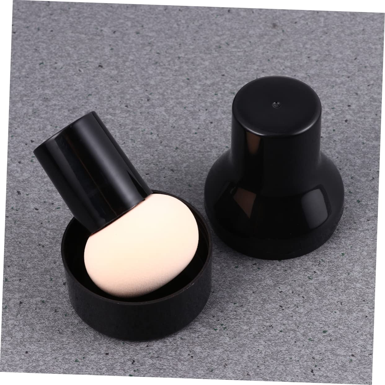 4PCS Makeup Sponge Blender Set with Handle - Lollipop Sponge Applicator for Foundation, Powder & Liquid Makeup - Soft Beauty Blender Sponge for Face & Body - Perfect for Professional Makeup Artists & Home Use