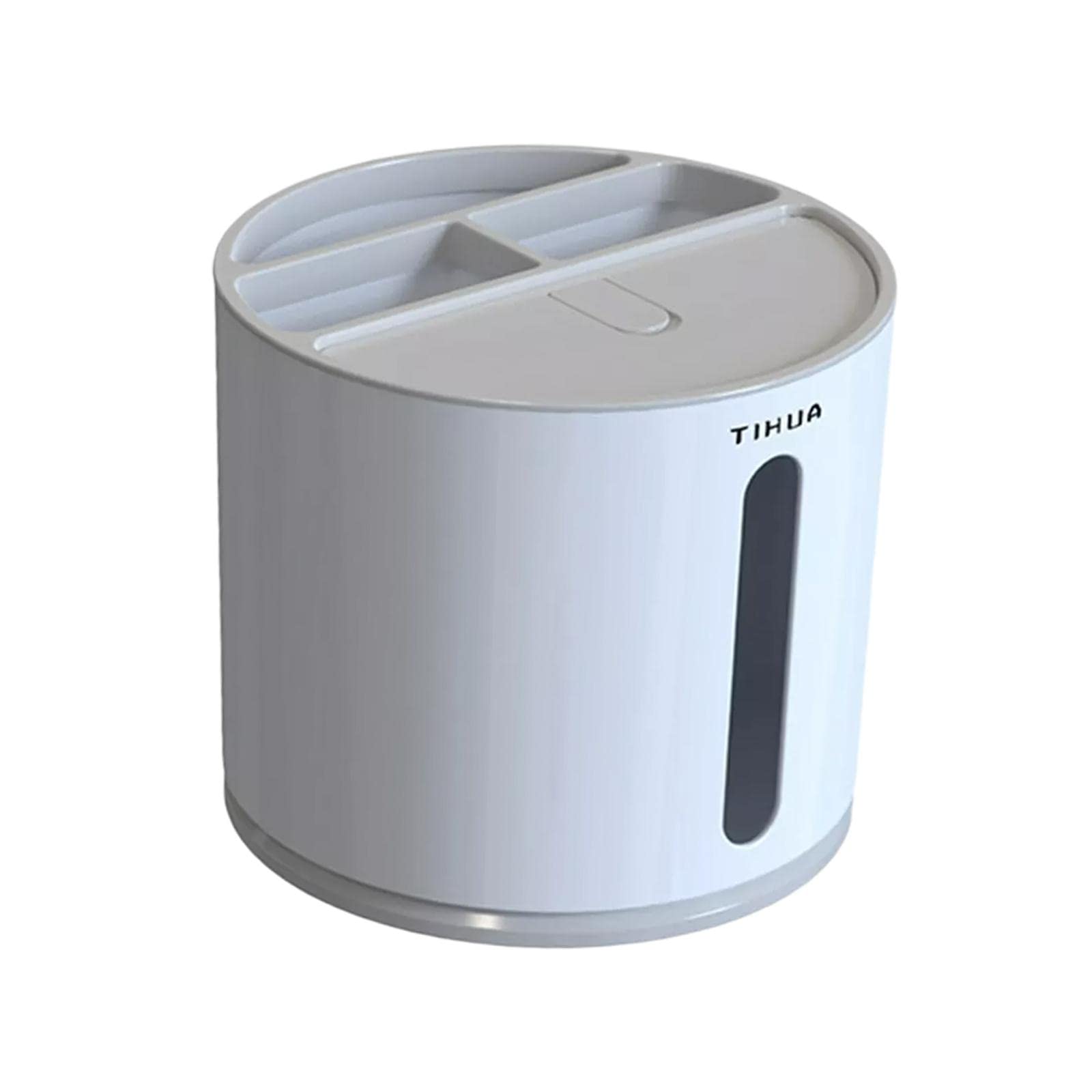 Harayaa Hidden Phone Holder Tissue Box - Multifunctional Organizer for TV, Air Conditioner, Bedroom, Office & Kids Room (Gray) - Perfect for Home, Conference Room & Workspace Organization