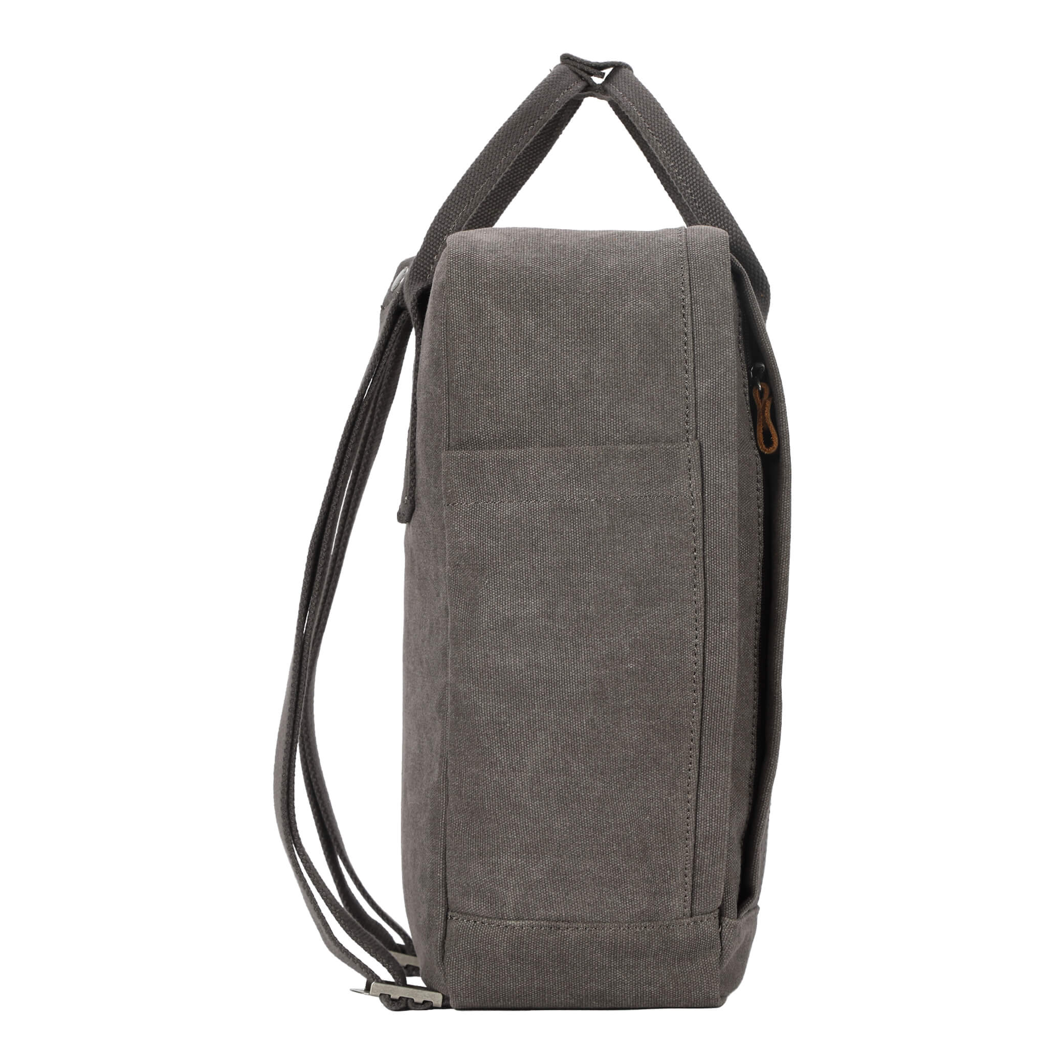 TRP0549 Troop London Classic Canvas Daypack - Durable Unisex Backpack for Travel, School & Work | Water-Resistant Daypack for Commuting, Hiking & College Campus Use