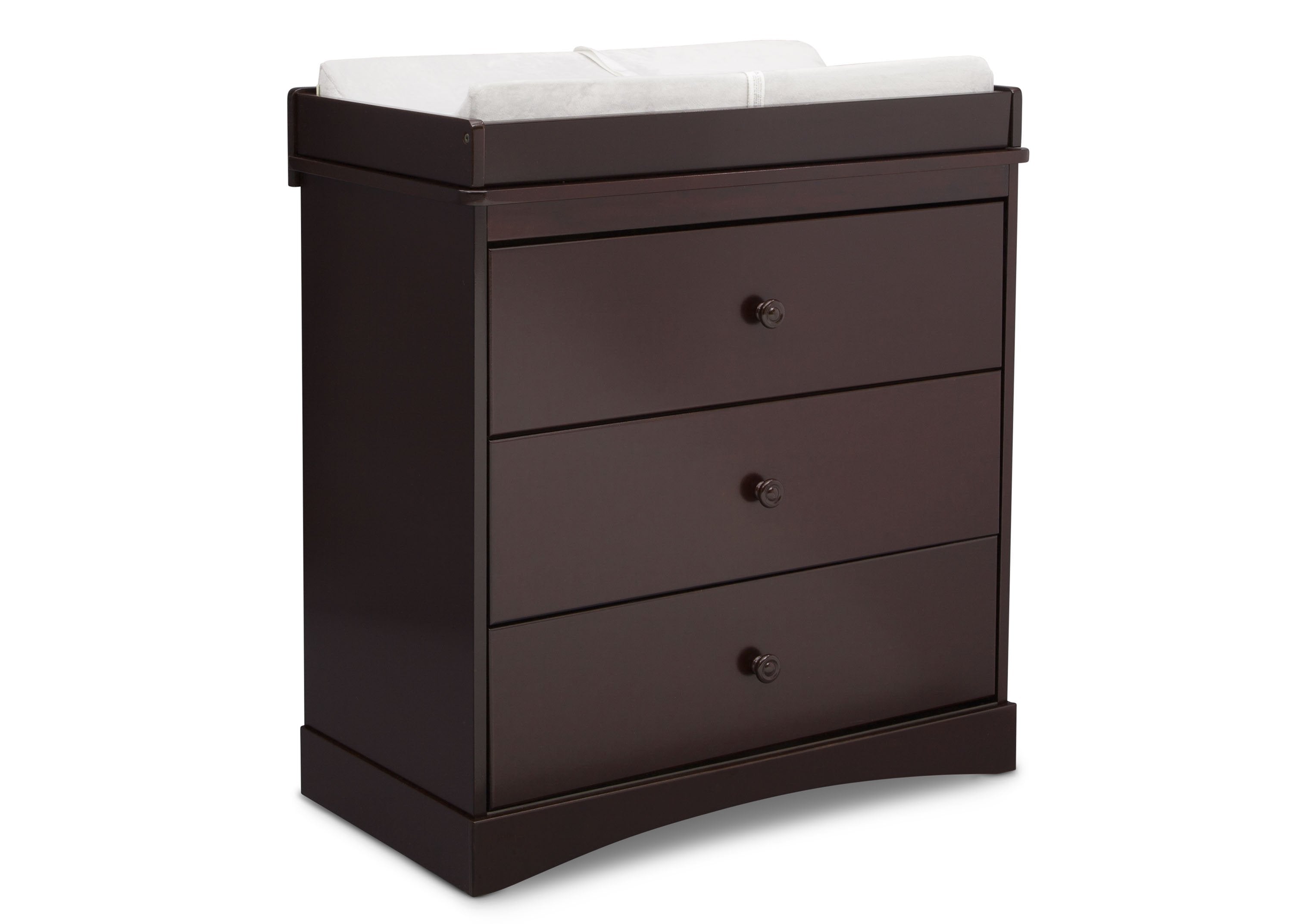 Sutton 3-Drawer Baby Dresser with Changing Table Top - Nursery Storage Solution for Diapers, Clothes & Essentials