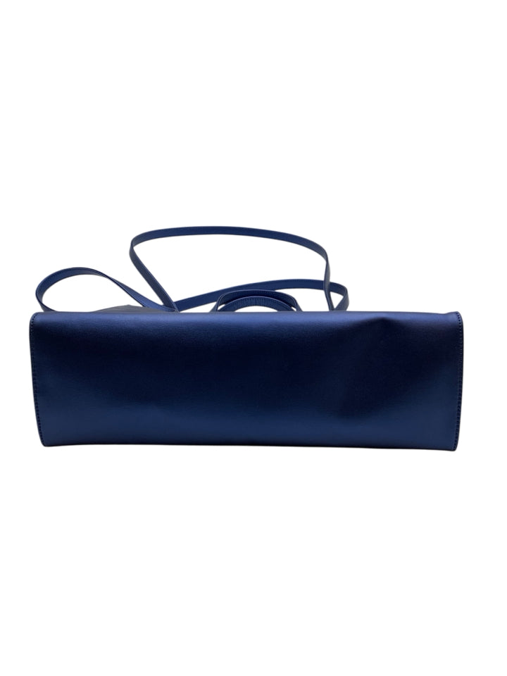 Telfar Cobalt Blue Medium Shopping Tote Bag - Stylish & Spacious for Work, Travel & Everyday Use