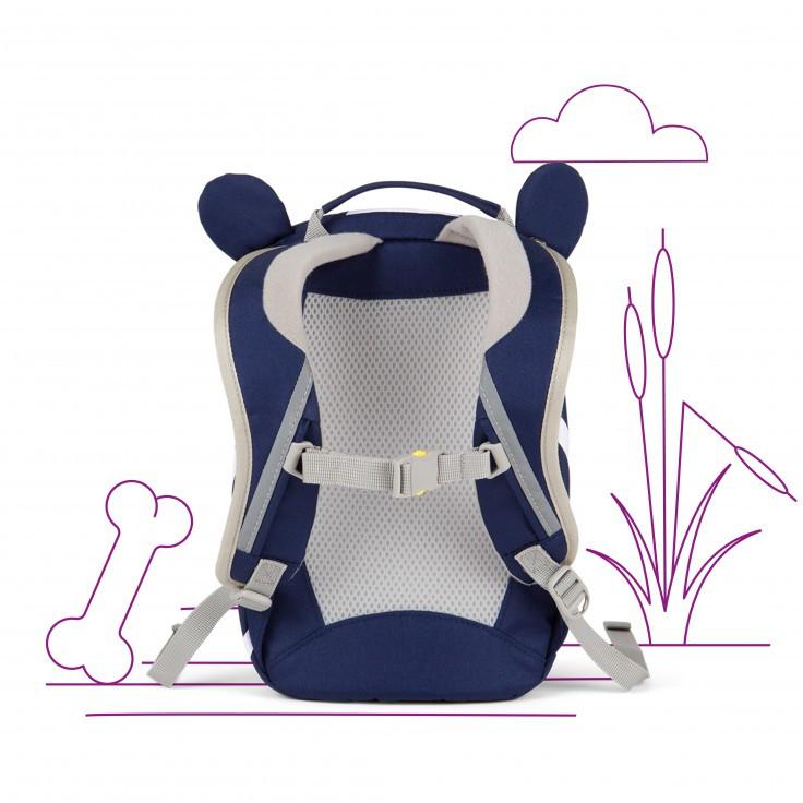 Affenzahn Small Toni the Blue Tiger Backpack for Kids - Durable & Lightweight School Bag for Boys & Girls - Perfect for Preschool, Daycare & Outdoor Adventures