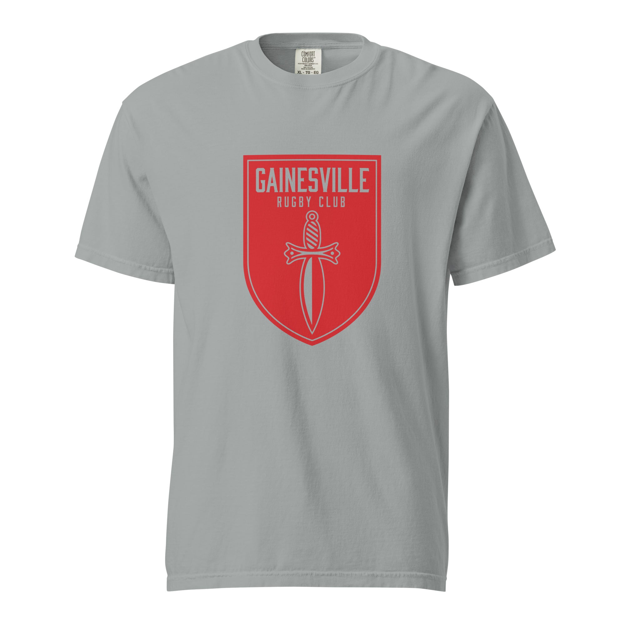 Gainesville Spartans RFC Garment Dyed Cotton T-Shirt | Vintage Rugby Style Tee for Men | Perfect for Game Day & Casual Wear
