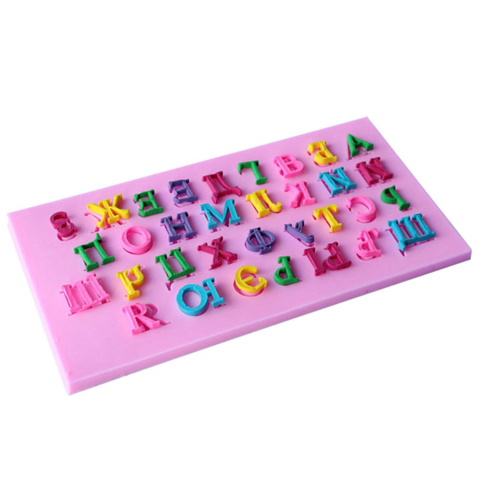 Arabic Alphabet Silicone Fondant Molds - Letters & Numbers for DIY Cake Decorating, Chocolate, Candy, Cupcake & Gumpaste - Perfect for Birthday Parties, Wedding Cakes & Baking Crafts