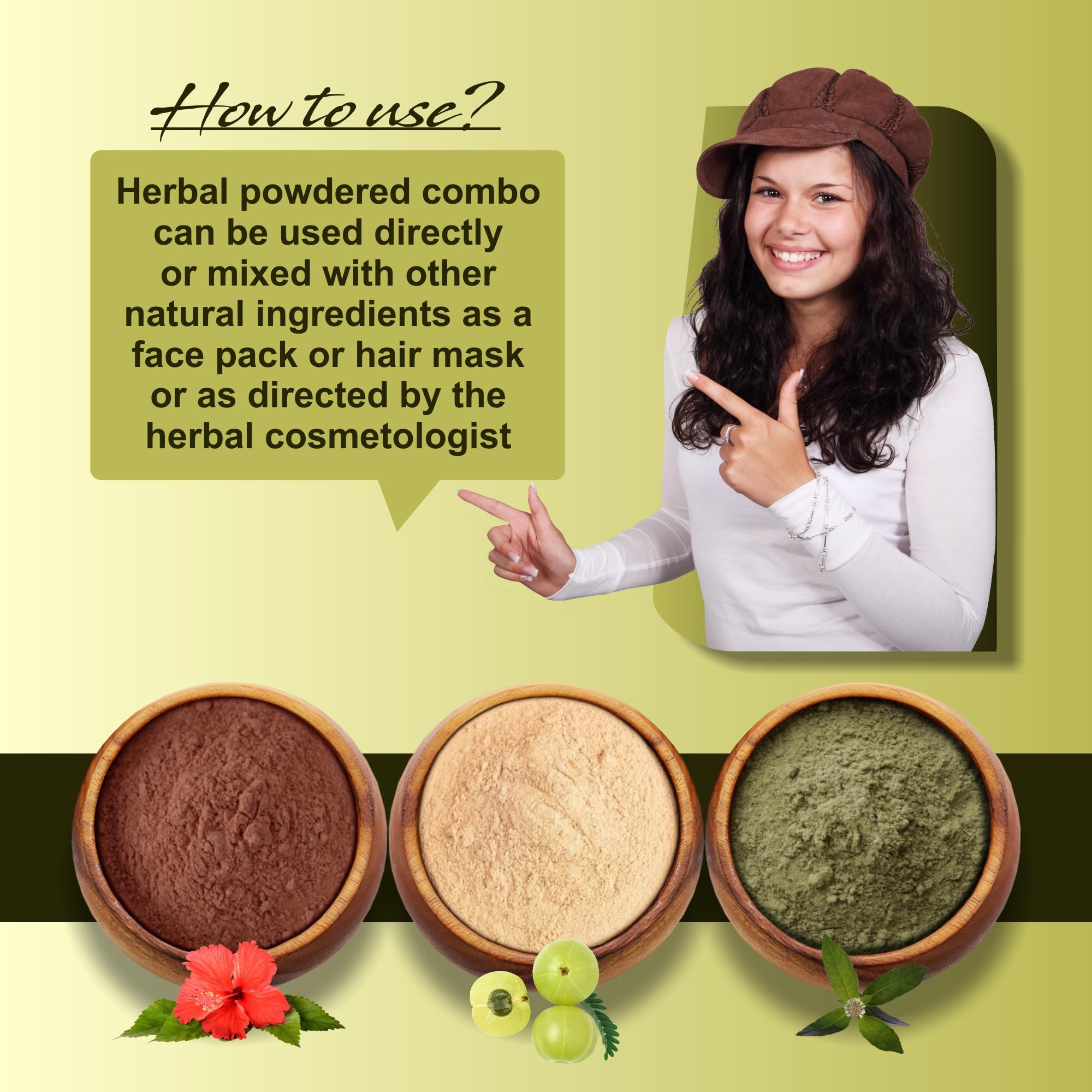 IYUSH Ayurvedic Amla Bhringraj Hibiscus Powder for Hair Growth & Skin Care – 300g | Natural Hair Mask for Dry Frizzy Hair | Hair Volume Booster | Herbal Treatment for Strong Shiny Hair | Perfect for DIY Hair Masks & Scalp Treatments
