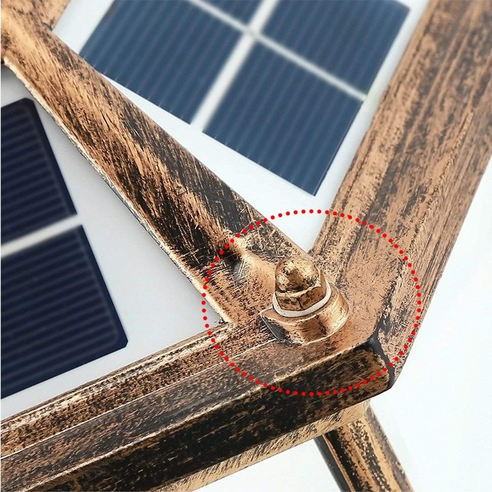 Outdoor Solar Post Lights - Waterproof LED Landscape Lighting for Fence, Deck & Patio | Energy Saving Bronze Fixture | Perfect for Garden Pathways, Driveway Markers & Backyard Decor