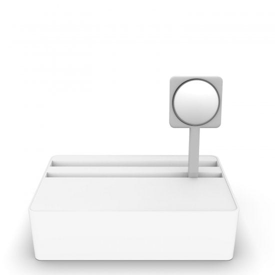 Apple MagSafe Compatible Magnetic Wireless Charger & Car Mount - Fast Charging for iPhone 12/13/14 Series (White) | Perfect for Car, Office & Home Use