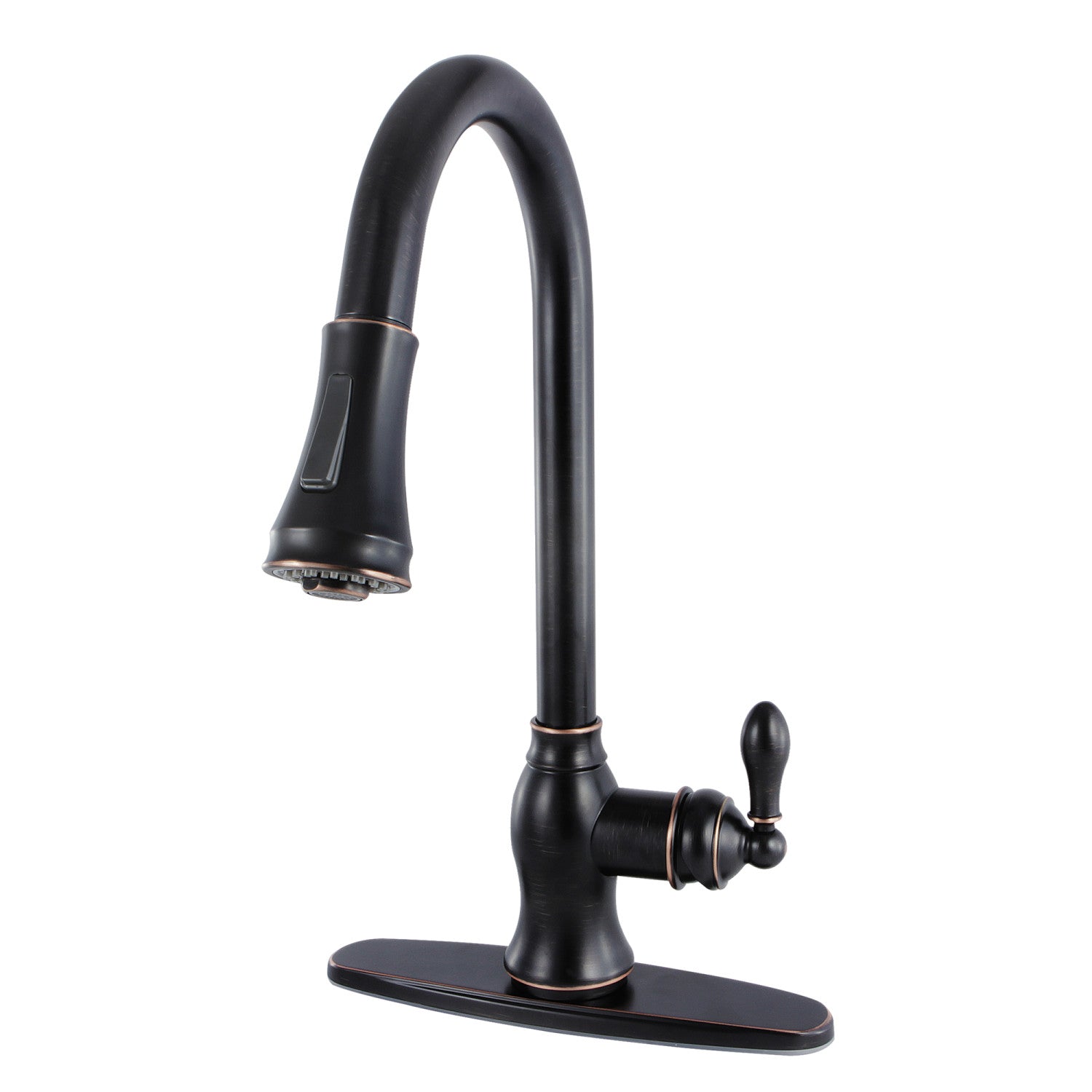 American Classic GSY7776ACL Single Handle Pull Down Kitchen Faucet in Naples Bronze - Modern Touchless Design for Easy Cooking & Dishwashing