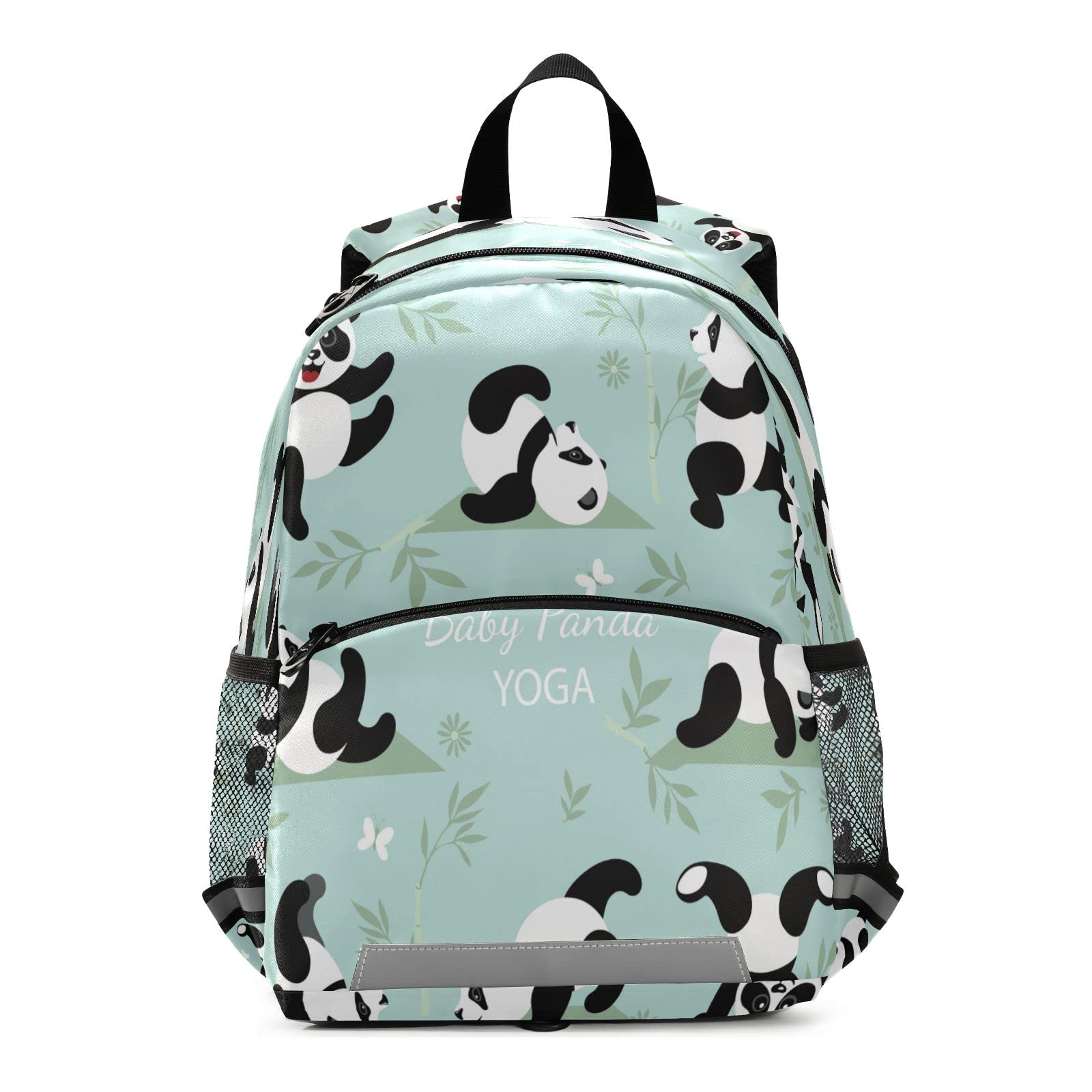 Kcldeci Adorable Panda Yoga Kids Backpack with Safety Leash - Anti-Lost Toddler Backpack for Boys & Girls - Perfect for Preschool, Daycare & Travel