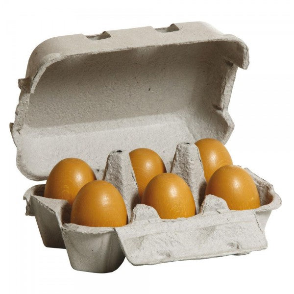 Fresh Erzi Eggs - 6 Pack | Farm-Raised, Organic & Nutrient-Rich Chicken Eggs | Perfect for Breakfast, Baking & Healthy Cooking
