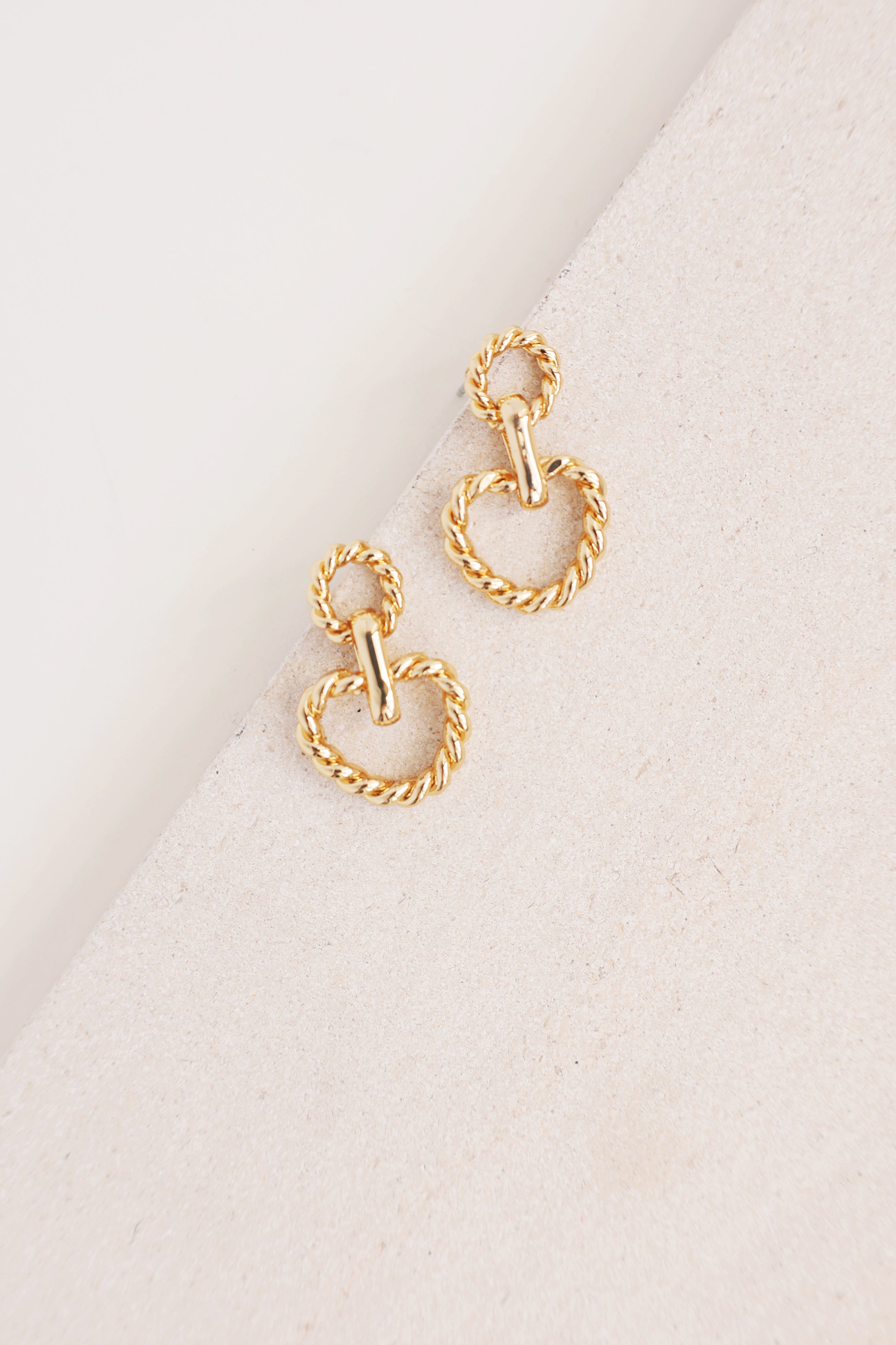 Cuore D'oro 14K Gold Heart Stud Earrings for Women - Minimalist Dainty Jewelry Gift for Valentine's Day, Anniversary & Everyday Wear