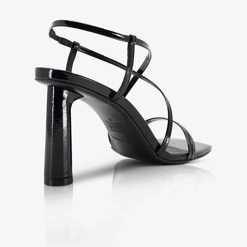 Neo Nova Black Patent Leather High Heels for Women - Elegant & Comfortable Dress Shoes for Parties, Weddings & Office Wear