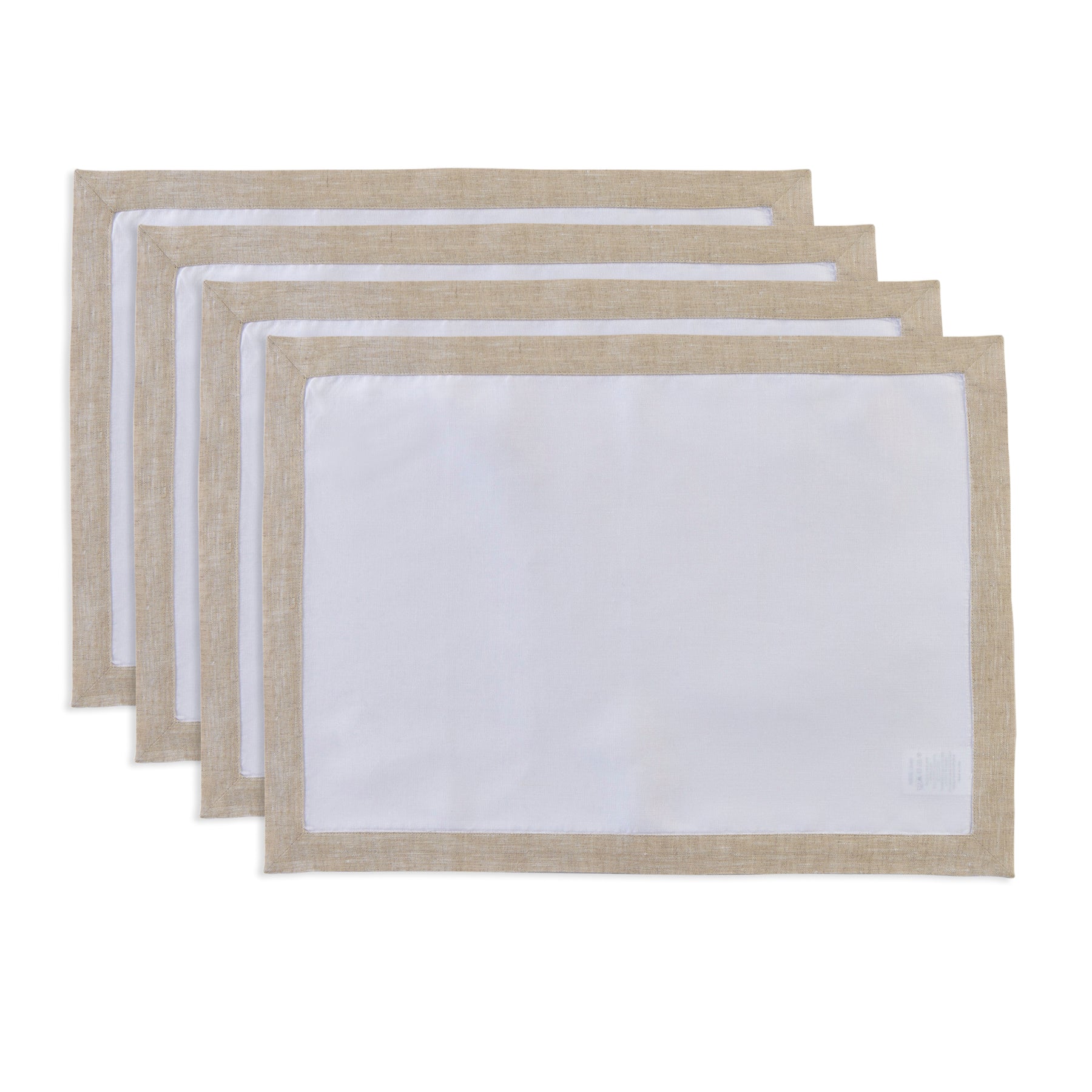 Premium Classic Cotton Placemats Set of 4 - Elegant Table Decor for Dining Room, Kitchen & Holiday Gatherings