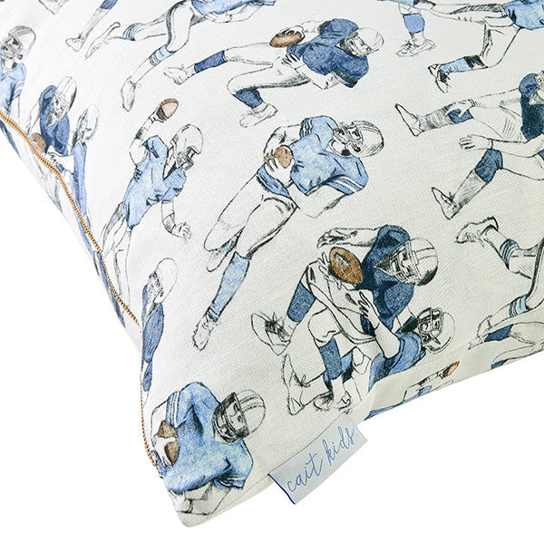 Game Day Pillow Cover - Team Spirit Decorative Throw Pillow Case for Football, Basketball & Sports Fans - Perfect for Game Room, Living Room & Dorm Decor