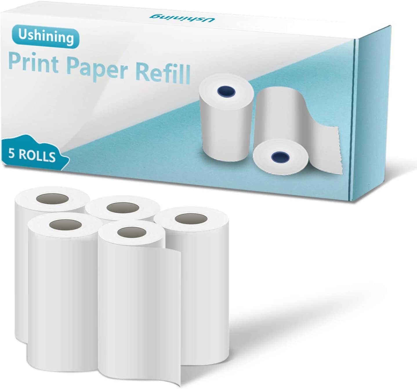 5 Rolls Kids Instant Print Camera Paper - Compatible with Children's Printing Cameras - Perfect for Birthday Parties, School Projects & Creative Play