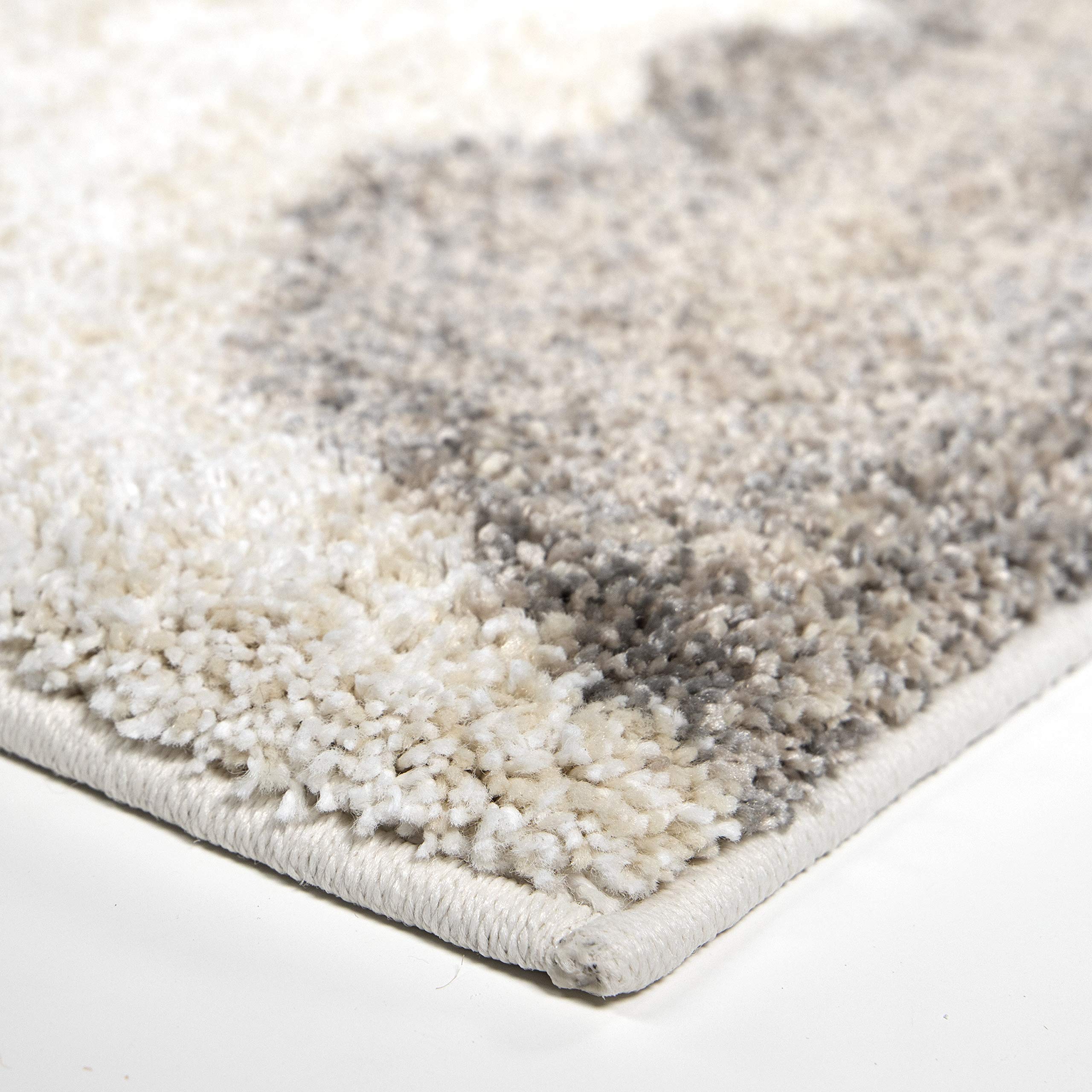 Premium Orian Rugs Super Shag Collection 392548 - Soft Plush 9' x 13' Ivory Shaggy Area Rug for Living Room, Bedroom & Cozy Home Decor