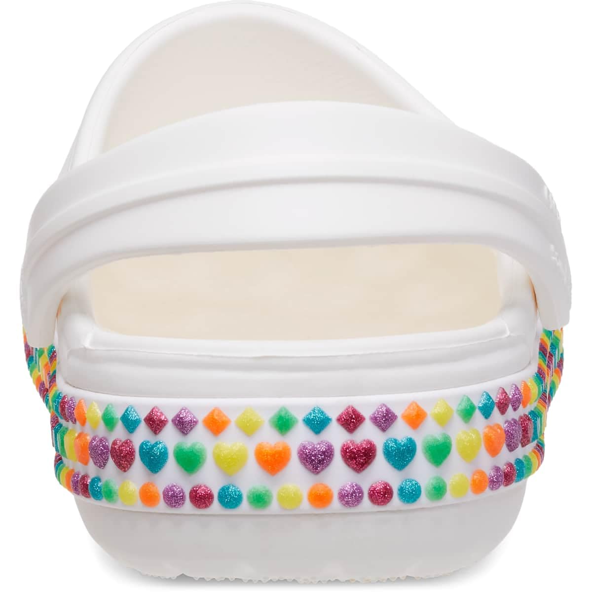 Unisex Kids Crocs Crocband Clogs with Rainbow Bands - Comfortable & Durable Water Shoes for Beach, Pool & Outdoor Play
