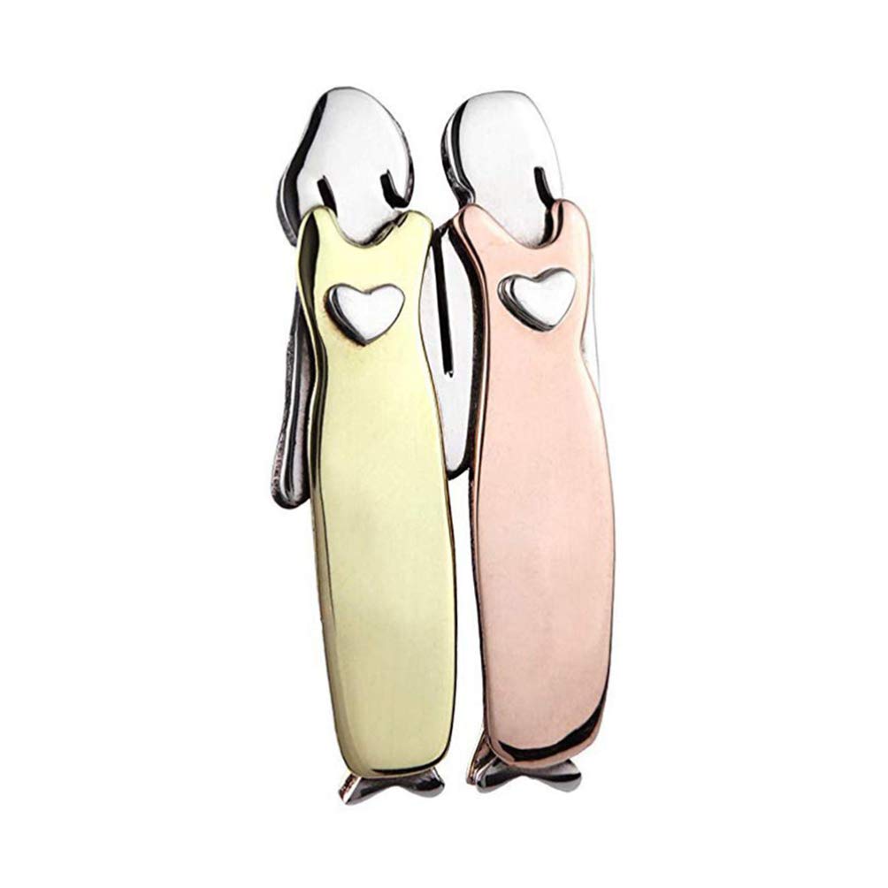Cute Sister Brooch - Best Friends Pins for Sisters - Team Gift