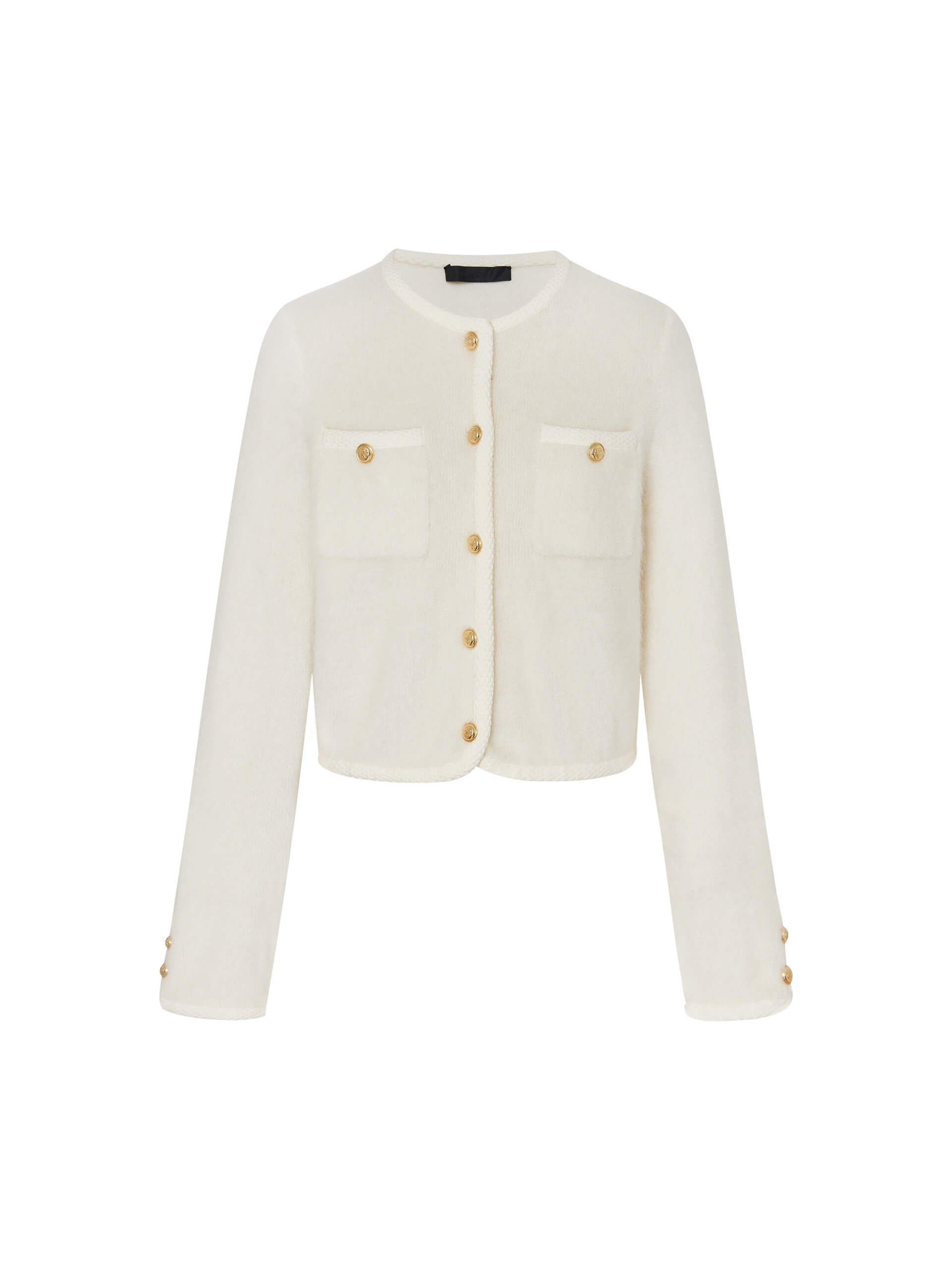 Women's Stylish Metal Button Boxy Cardigan Sweater - Casual Oversized Knitwear for Fall & Winter - Perfect for Office, Date Night, and Layering Outfits