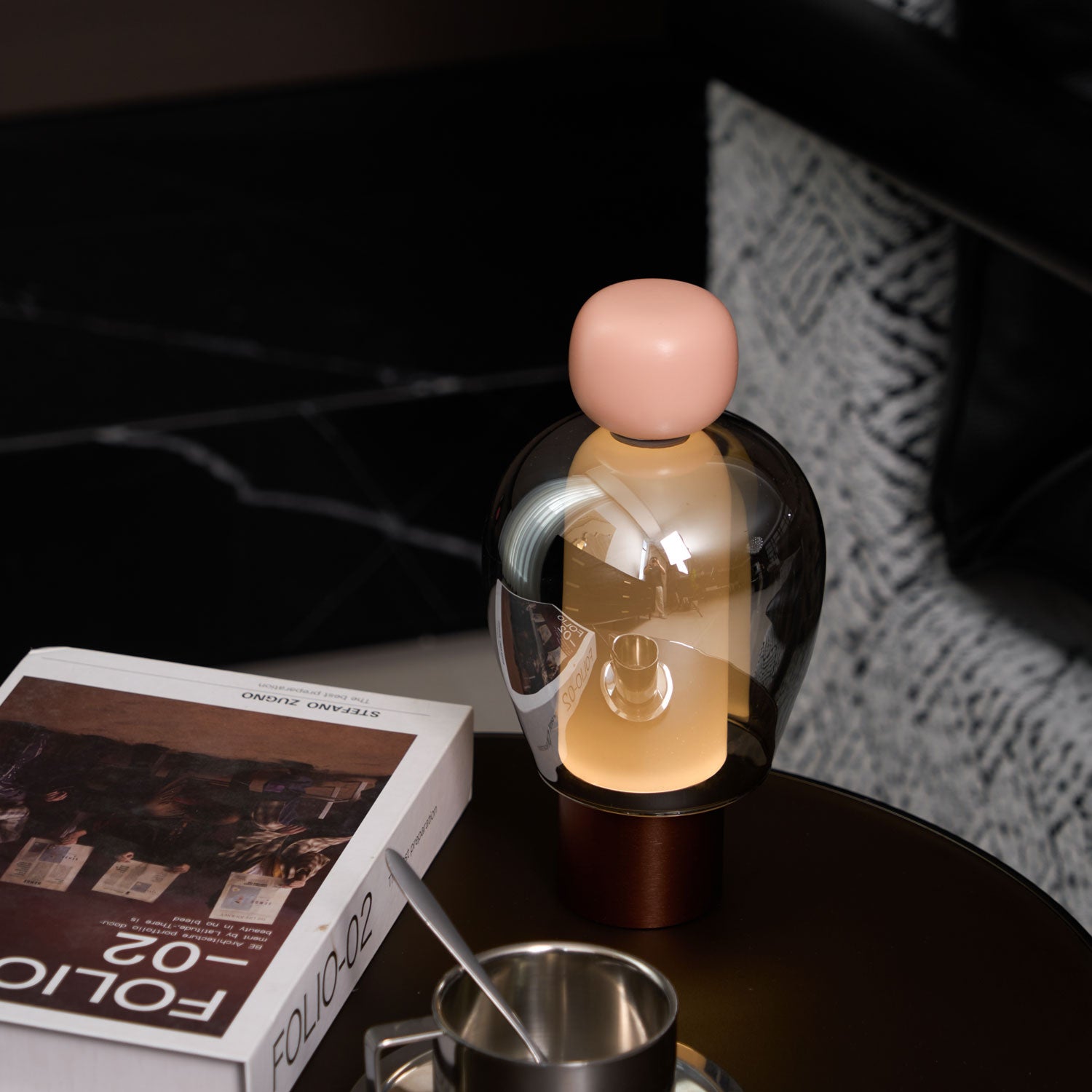 Lumina Joy Table Lamp - Modern LED Bedside Lamp with Touch Control, Dimmable Warm Light for Bedroom, Living Room, and Office Decor