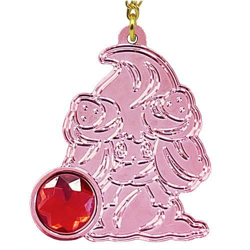 Pokemon Glitter Pendant Necklace - Takara Tomy 1 Inch Collectible Toy Charm for Kids & Fans - Perfect for Cosplay, Gifts & Anime Collections