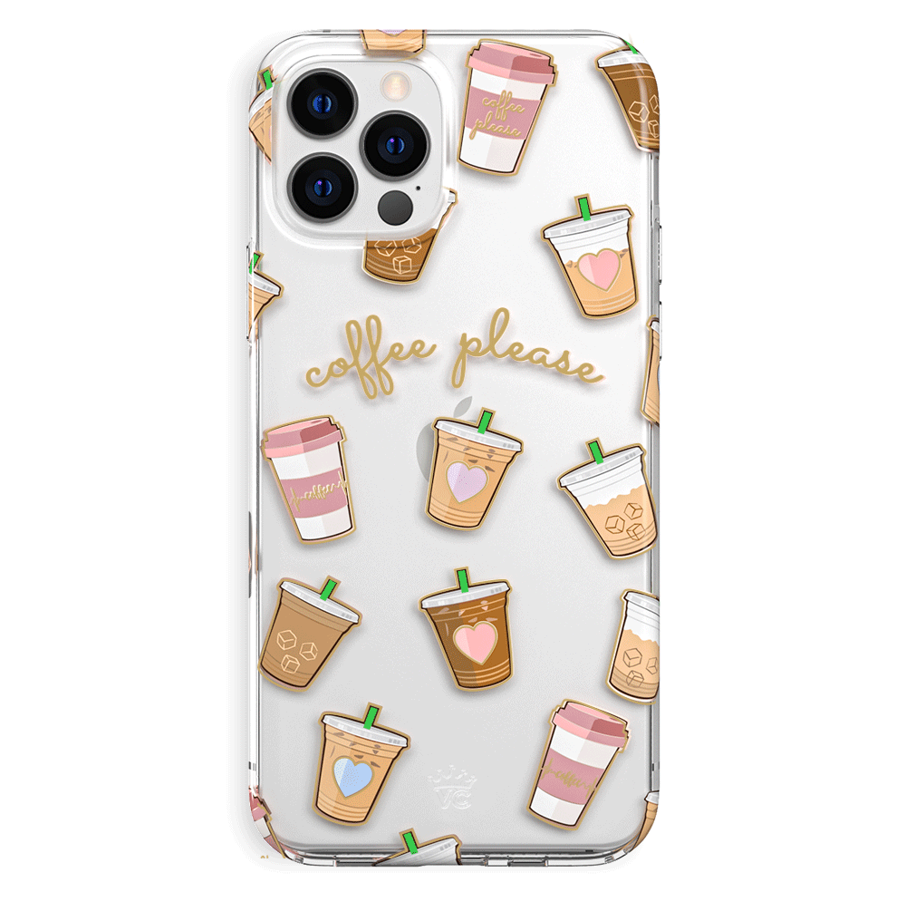 Premium Coffee First iPhone Case - Stylish & Durable Phone Cover for iPhone [Models] - Perfect for Coffee Lovers, Office Use & Daily Protection