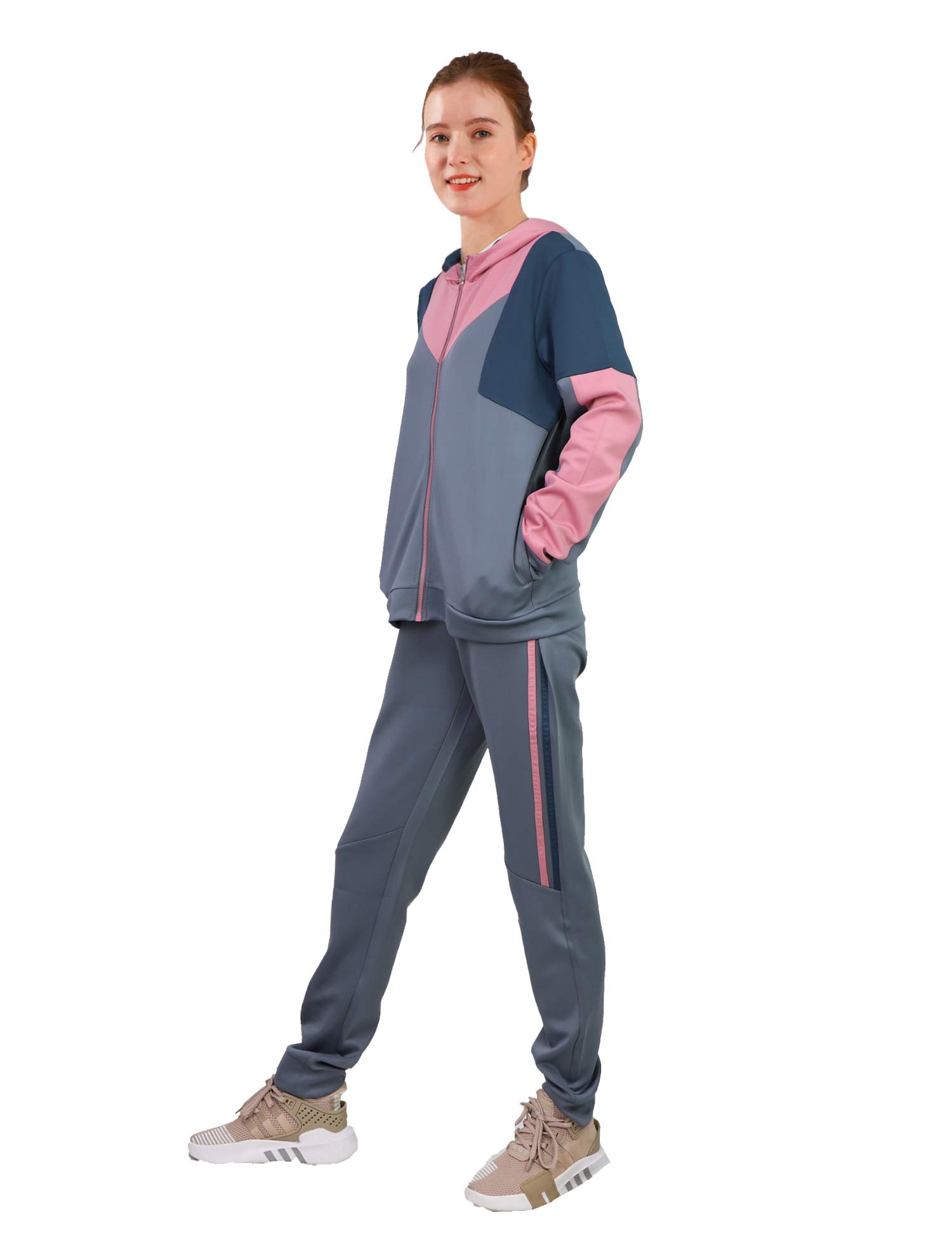 Women's Casual 2-Piece Track Suit Set - Comfortable Sweatsuit for Running, Yoga & Lounge Wear | Perfect for Gym, Travel & Everyday Outfits