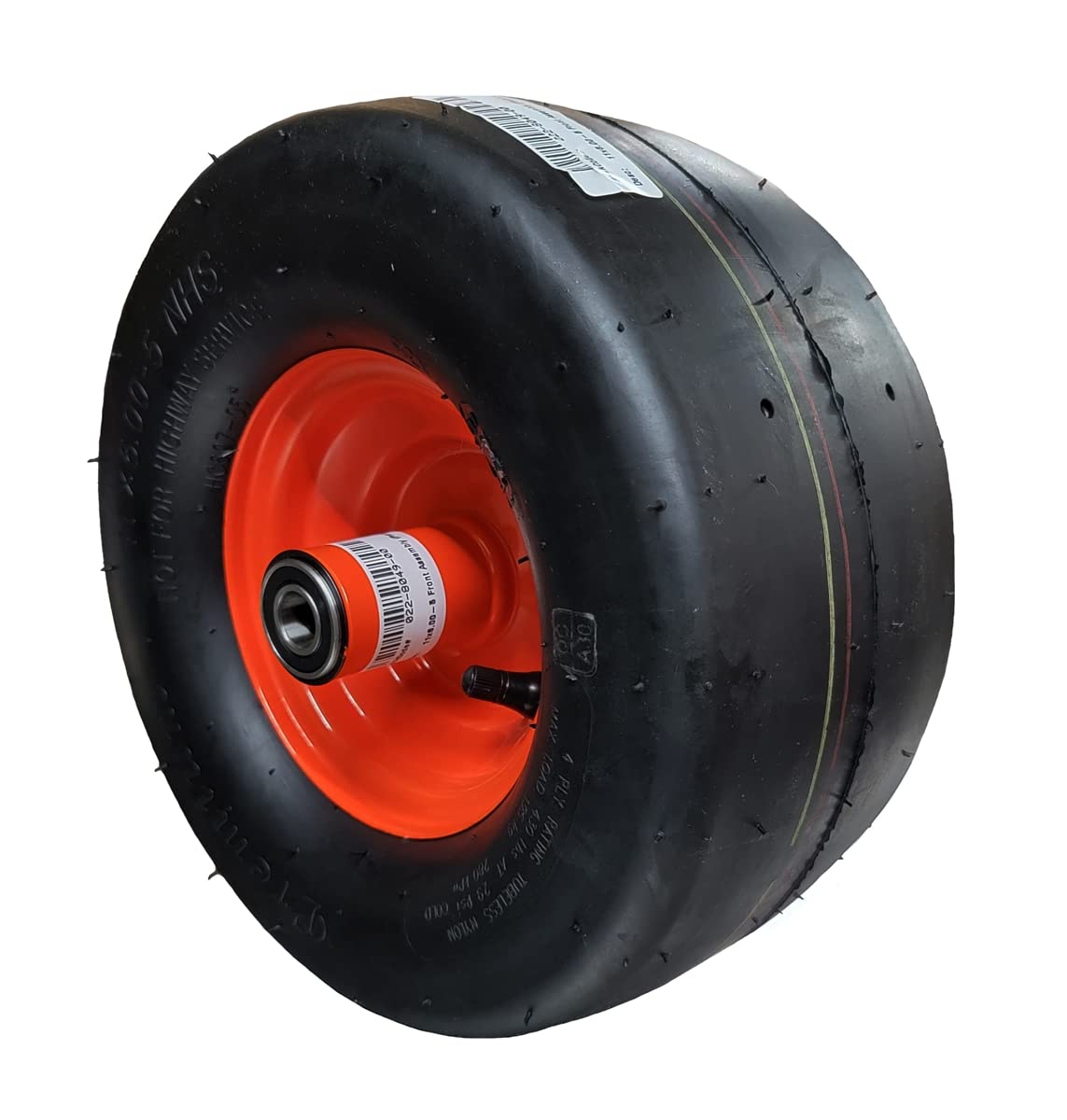 Bad Boy 022-8049-00 11x6.00-5 Front Wheel/Tire Assembly for MZ Mowers - Durable Replacement for Lawn & Garden Equipment - Perfect for Rough Terrain and Commercial Landscaping