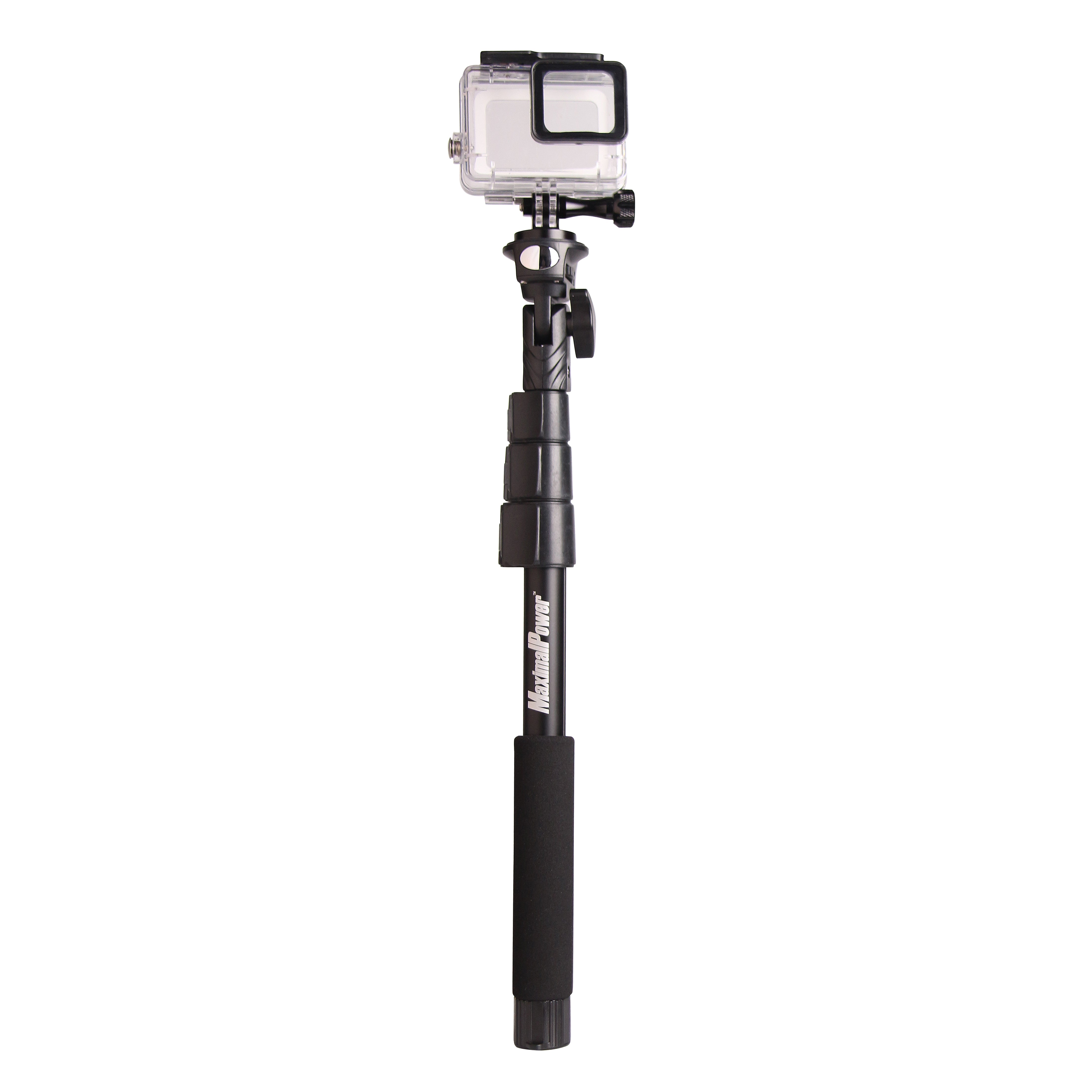 MaximalPower™ Compact Camera Mini Tripod & Monopod with Phone & GoPro Mount - Perfect for Travel, Vlogging, and Outdoor Photography