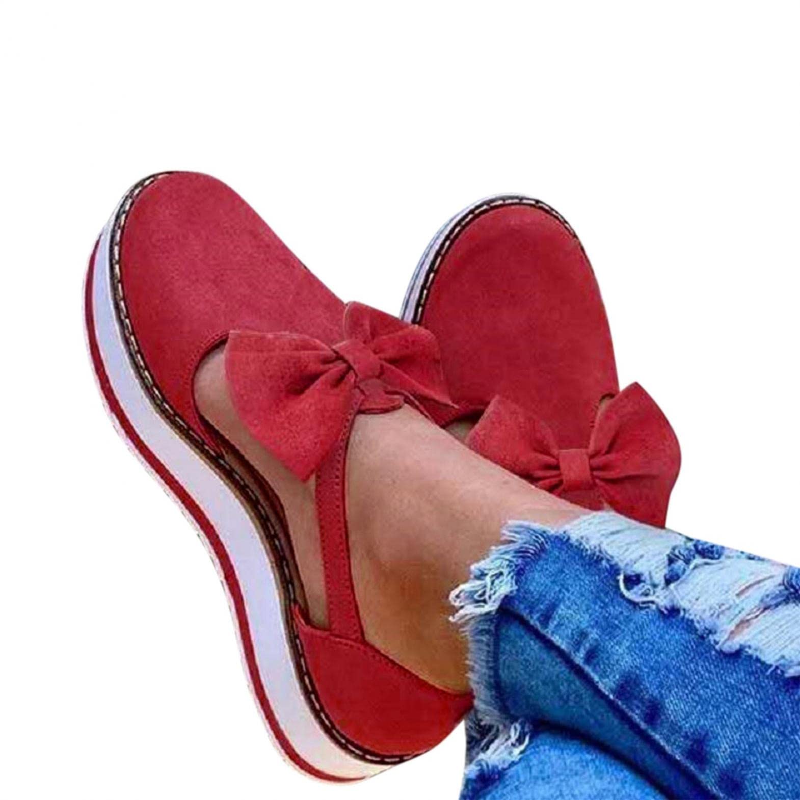 UMIYI Women's Casual Summer Sandals - Hollow Out Ankle Strap Covered Toe Wedge Sandals for Women & Girls | Perfect for Beach, Vacation & Everyday Wear