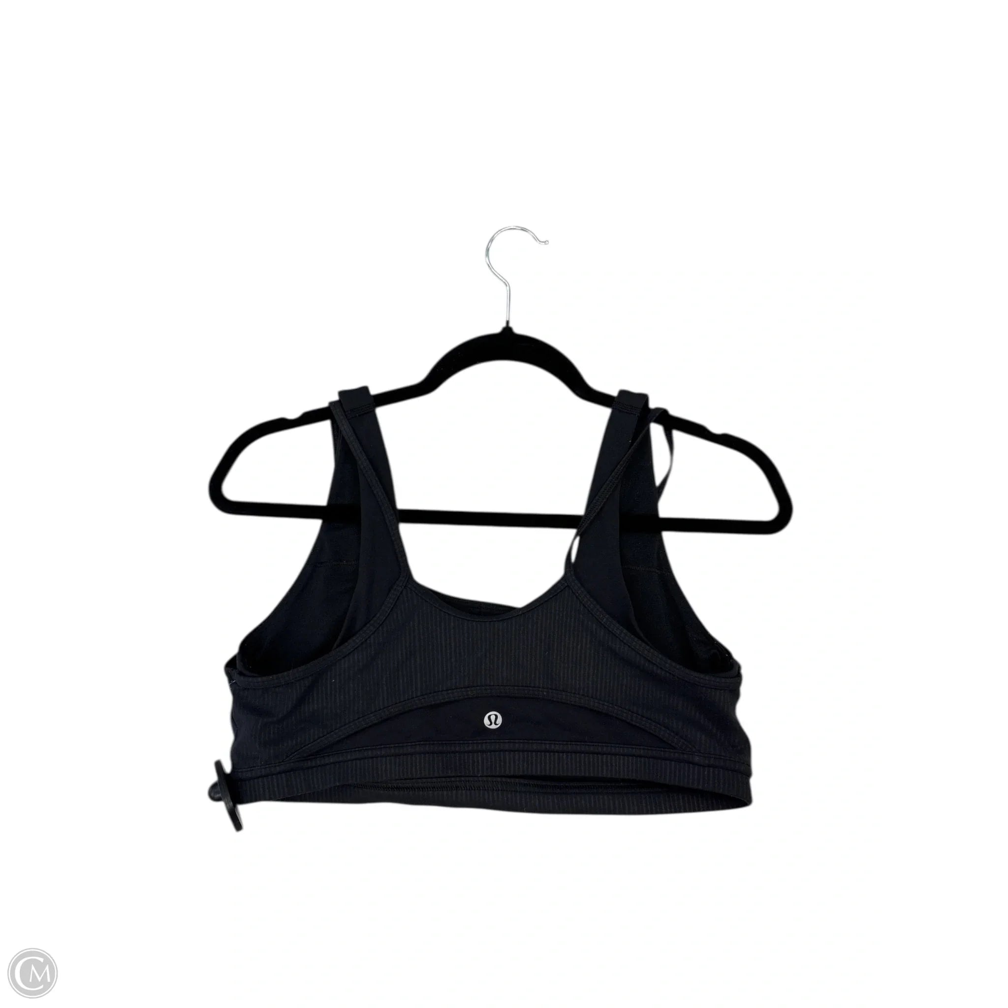 Lululemon Women's Black Athletic Sports Bra Size S - High Support Workout, Yoga & Running Top for Active Lifestyles
