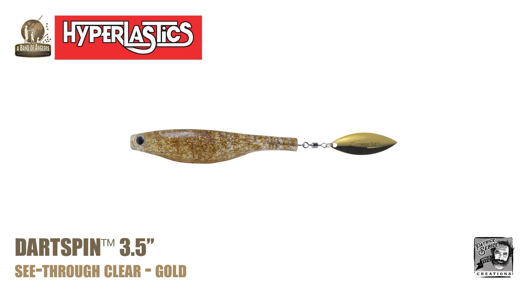 Hyperlastics Dartspin Lures - Premium Fishing Lures for Bass, Trout & Walleye | High Performance Spinnerbaits for Freshwater & Saltwater Fishing | Perfect for Casting, Trolling & Jigging