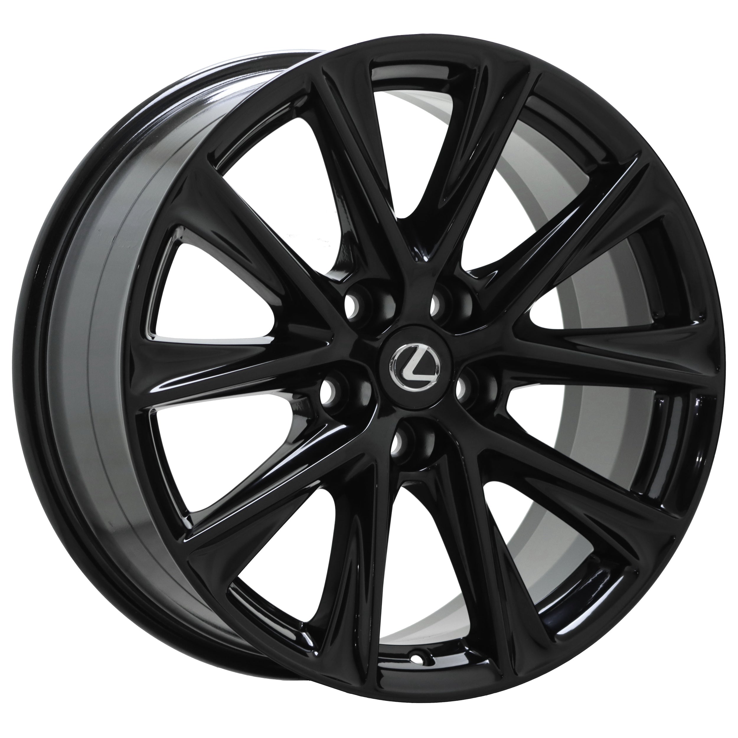 19 Lexus GS350 GS450 Black OEM Factory Wheels & Rims Set 74296 74270 - Direct Replacement for Luxury Sedans - Perfect for Performance Upgrades & Custom Builds