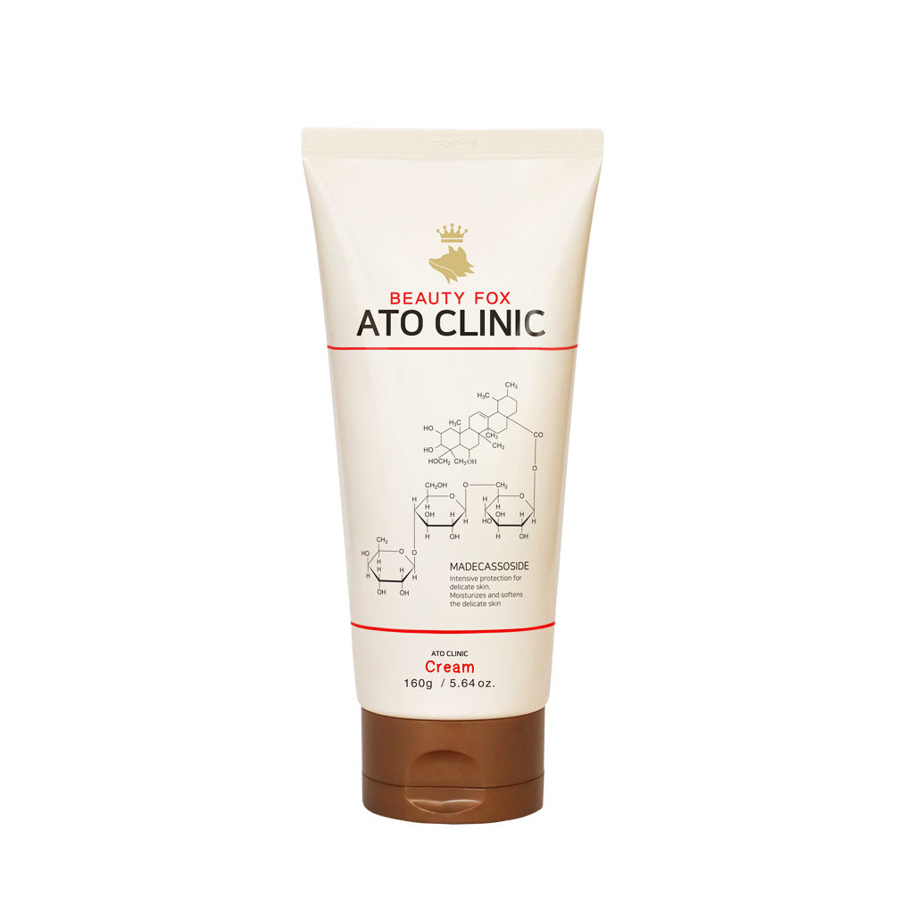 BEAUTY FOX ATO Clinic Cream 160g - Korean Moisturizing Face Cream for Dry & Sensitive Skin - Perfect for Night Care & Daily Hydration
