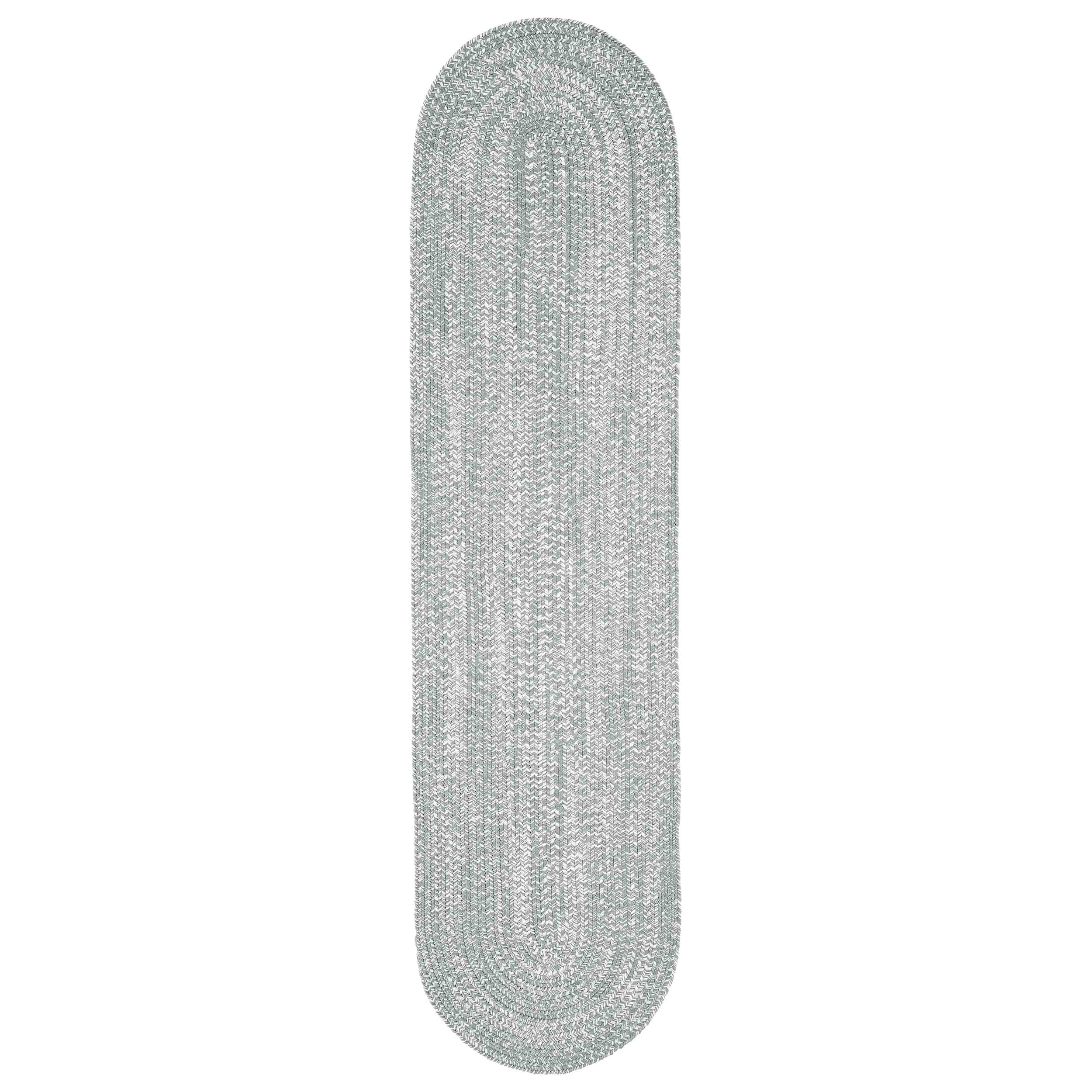 Reversible Braided Area Rug - Non-Slip Two Tone Indoor/Outdoor Rug for Living Room, Bedroom, Patio - Soft & Durable Home Decor