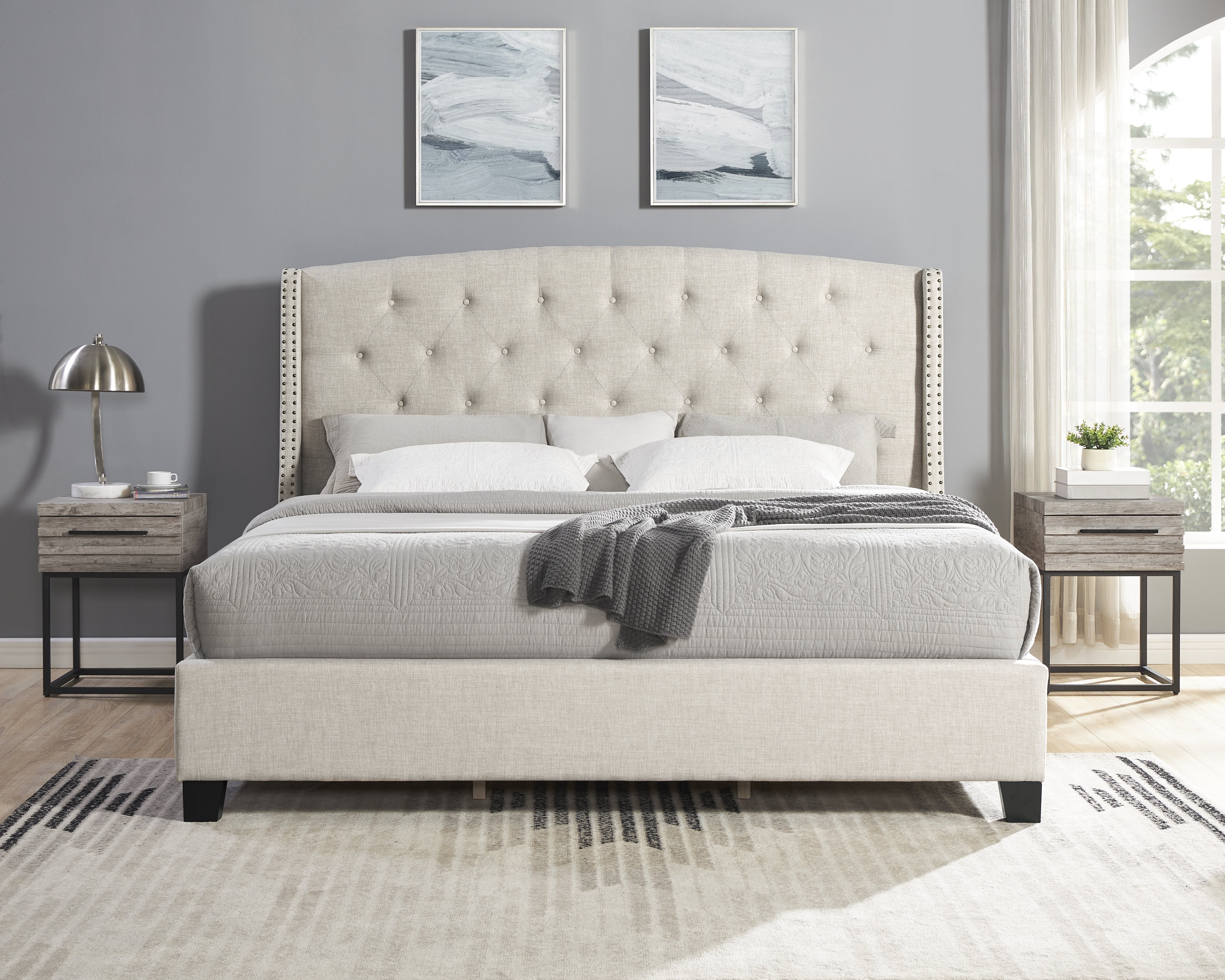 Gray Nightstand