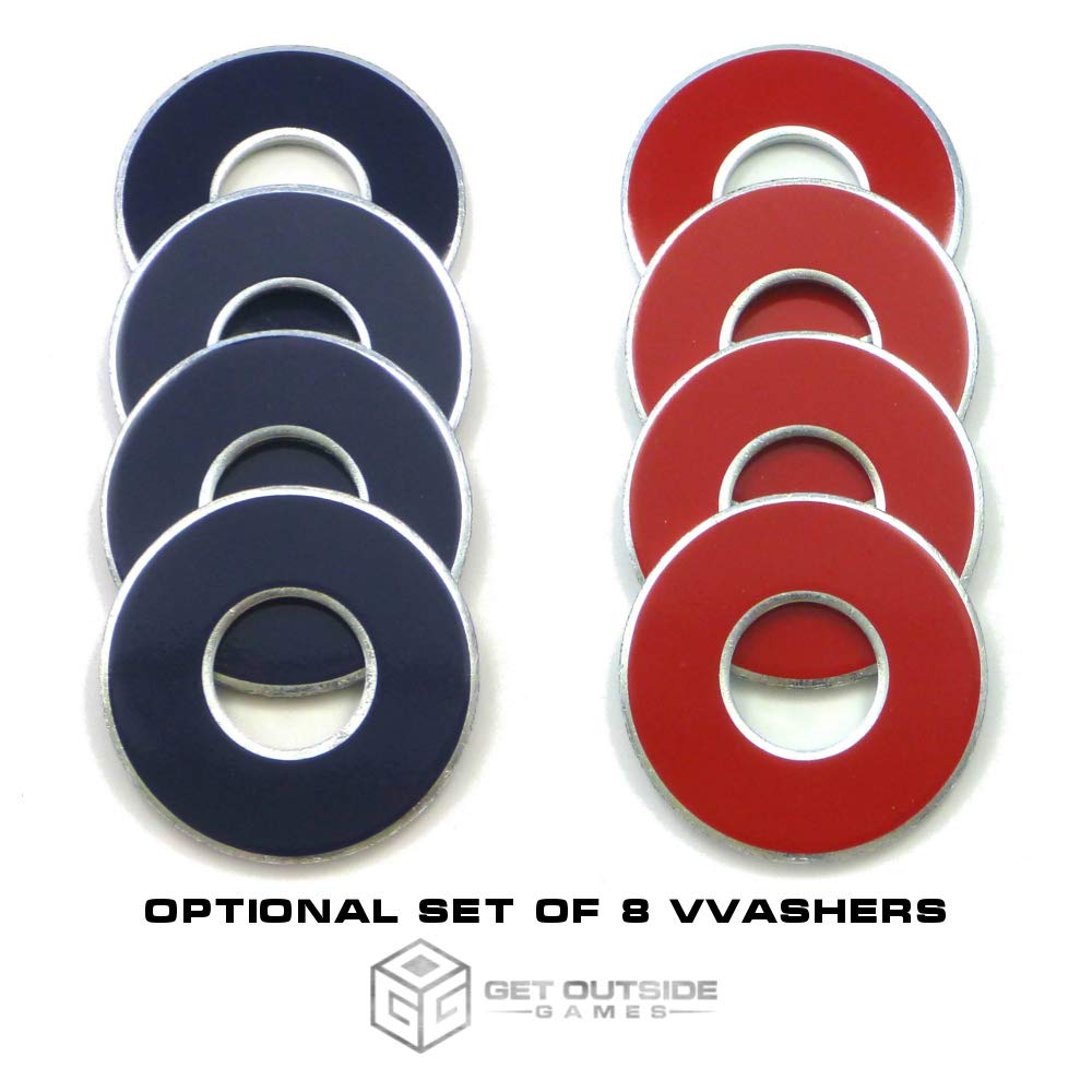 Premium 3 Hole Washer Toss Game Set - Outdoor Lawn Tossing Game for Backyard, Picnic, Camping & Tailgating Parties