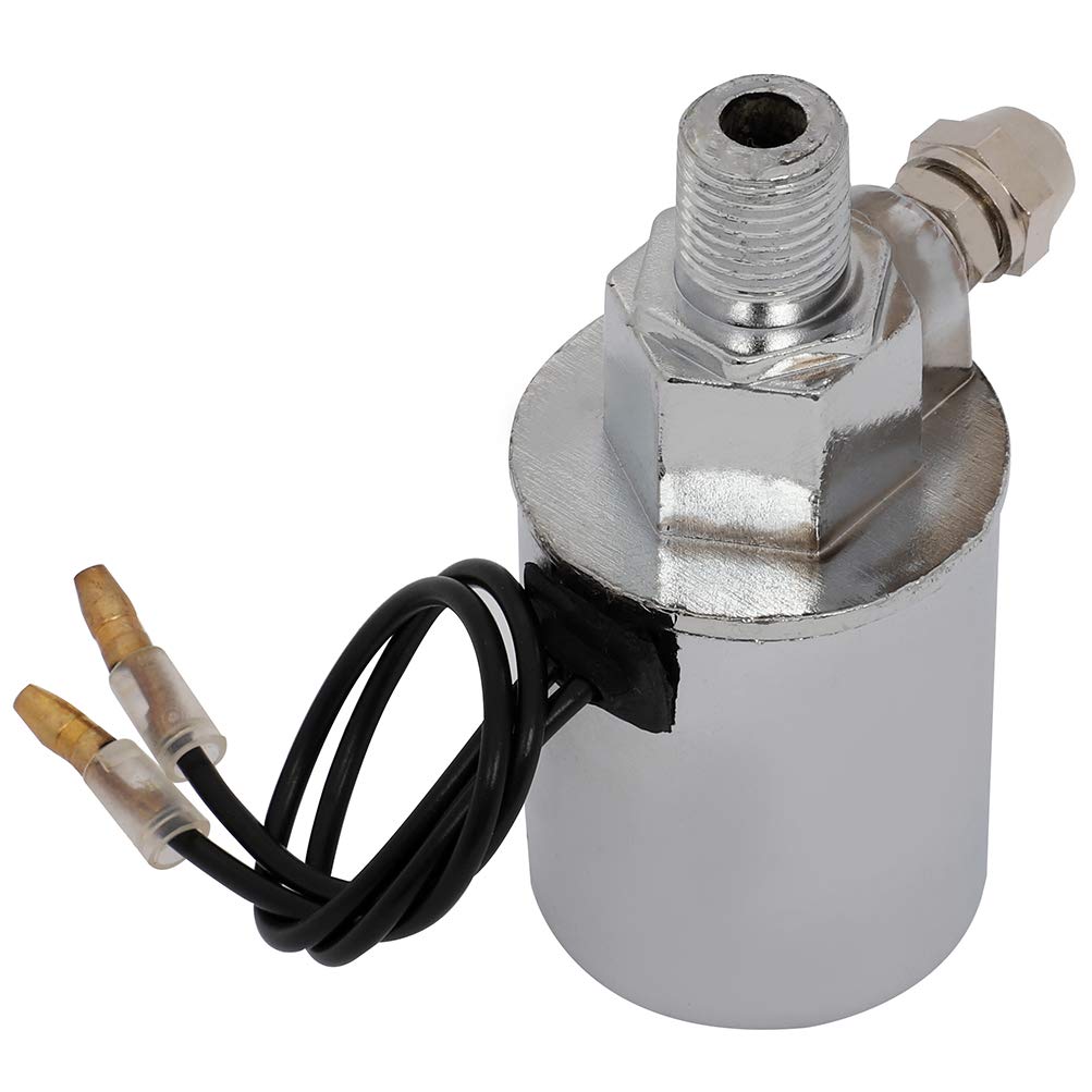 12V DC Electric Solenoid Valve with VITON Gasket - Normally Closed Air, Gas & Fuel Valve for Vehicles - Durable & Super Loud - Perfect for Automotive, Marine & Industrial Applications