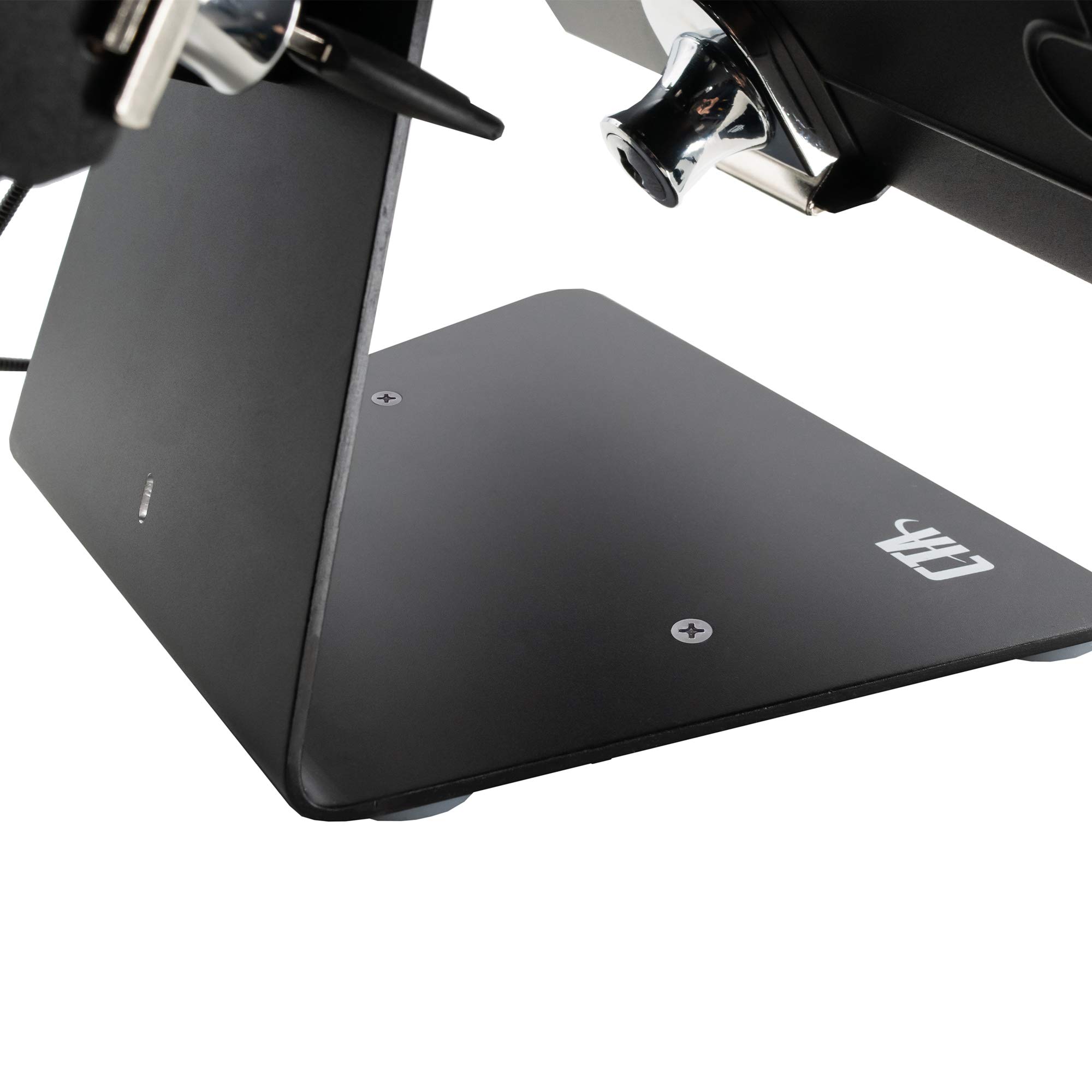Dual Tablet Kiosk Stand - Secure 2-Tablet Holder for iPad 7th/8th/9th Gen, iPad Air 3 & iPad Pro | Heavy Duty Black Enclosure | Perfect for Retail Stores, Hotels & Self-Service Kiosks (PAD-DSTB10)