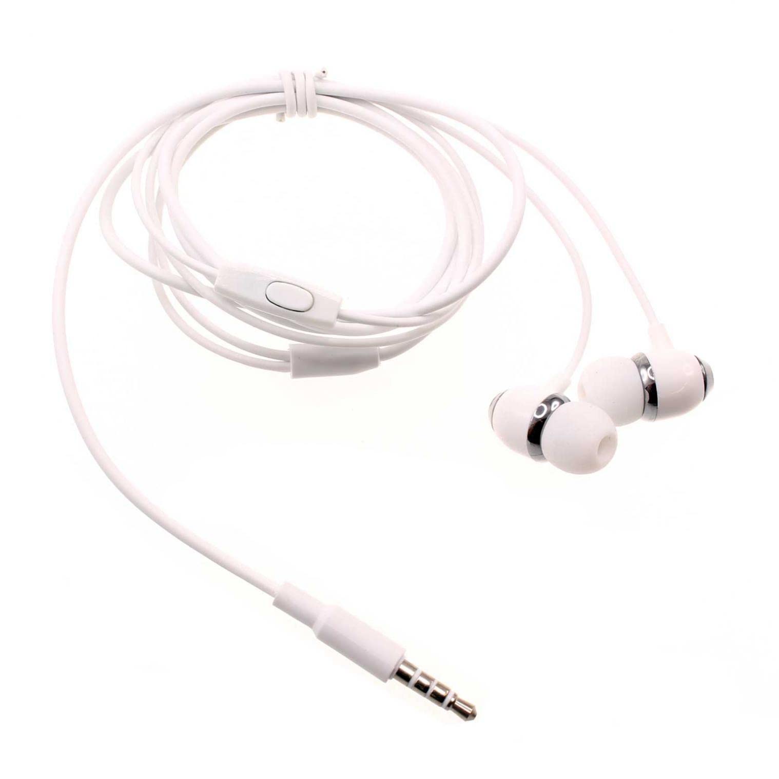 High-Fidelity Wired Earphones with Built-in Mic - Noise Cancelling Headphones for Coolpad Legacy, Legacy Brisa, Legacy S & REVVL Plus - Perfect for Gaming, Calls & Music Listening