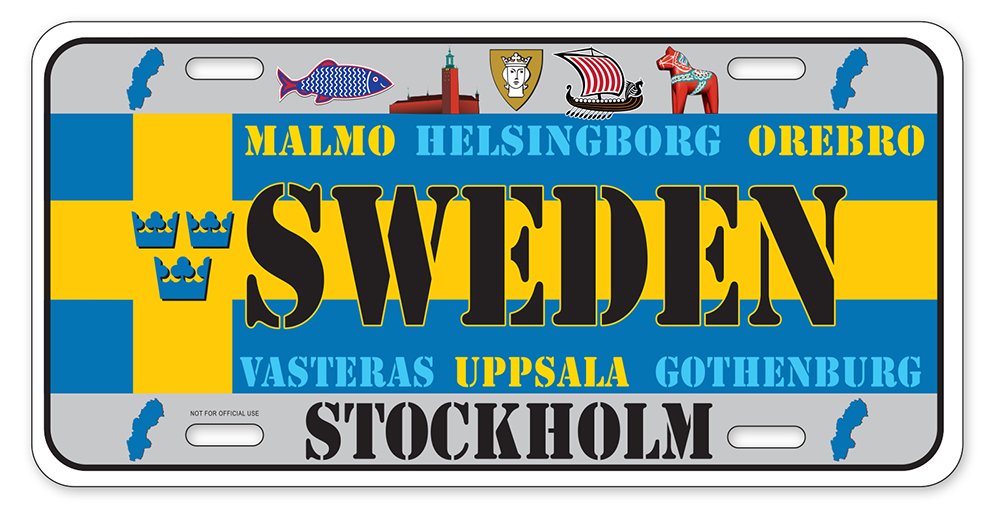 Dimension 9 Home Decorative Plates - Large Swedish-Inspired Wall Art for Dining Room & Kitchen Decor