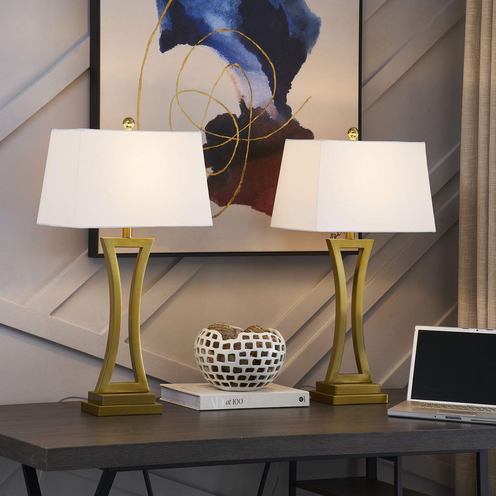 Maxax Contemporary Table Lamps Set of 2 - 30.75