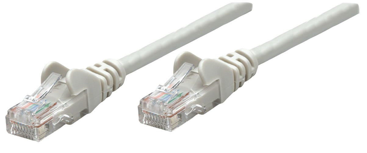 Intellinet CAT6 Ethernet Cable 50M (164ft) - Grey U/UTP Snagless Booted Network Cable for High-Speed Internet, Gaming & Office Networking