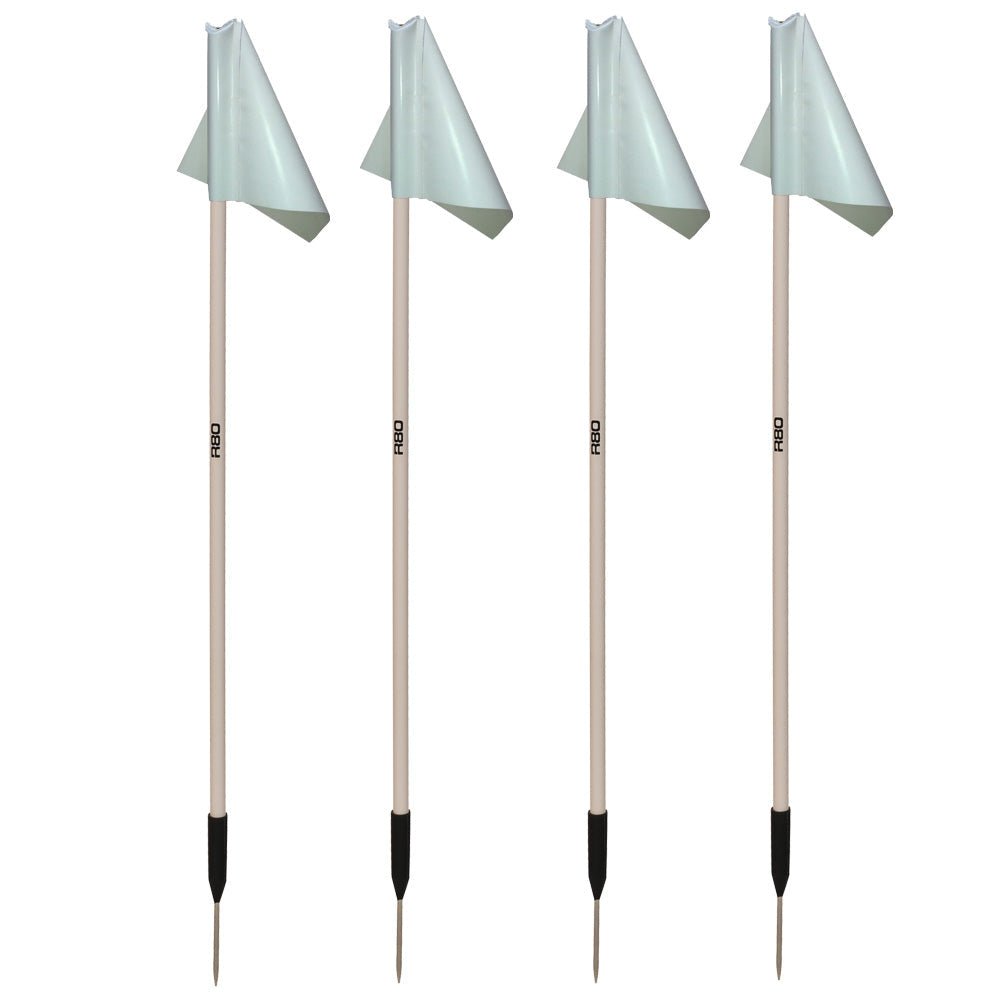 Premium Sideline Pole and Top Tarp Flag Sets for Sports Events - Durable Outdoor Football, Soccer & Tailgating Accessories
