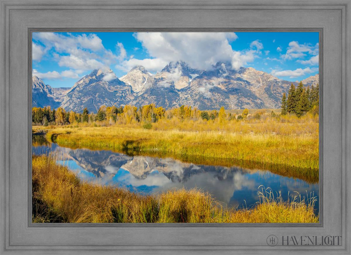 Autumn Splendor By Julie Kerr - Stunning Fall Landscape Art Print for Home & Office Decor | Perfect for Living Room, Bedroom Wall Art & Seasonal Gift