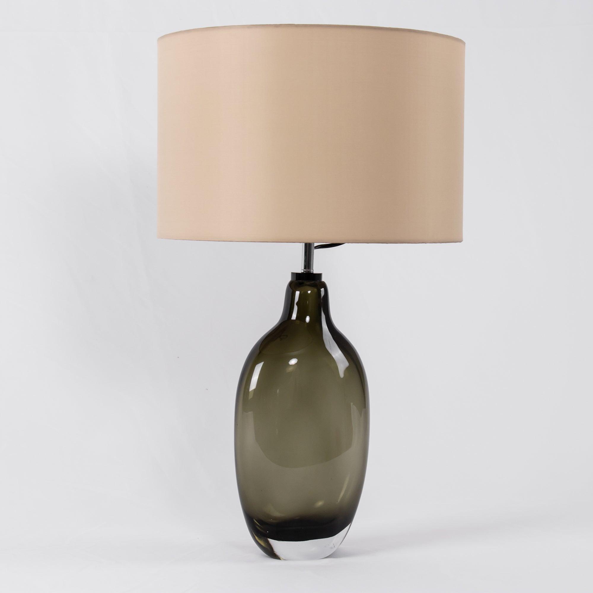 Elegant Glazed Crystal Table Lamp - Modern Home Decor for Living Room, Bedroom & Office - Perfect for Ambient Lighting & Stylish Interior Design