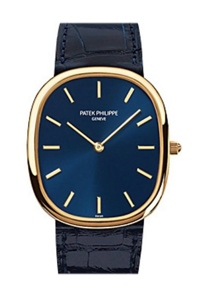 Patek Philippe Golden Ellipse 31mm Yellow Gold Men's Luxury Watch 3738/100J 012 - Perfect for Formal Events & Business Meetings