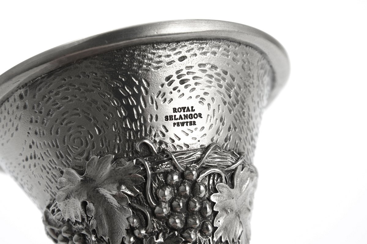 Royal Selangor Handcrafted Pewter Bacchus Wine Funnel - Premium Wine Pouring Accessory for Home Bar, Wine Tasting & Gift Giving