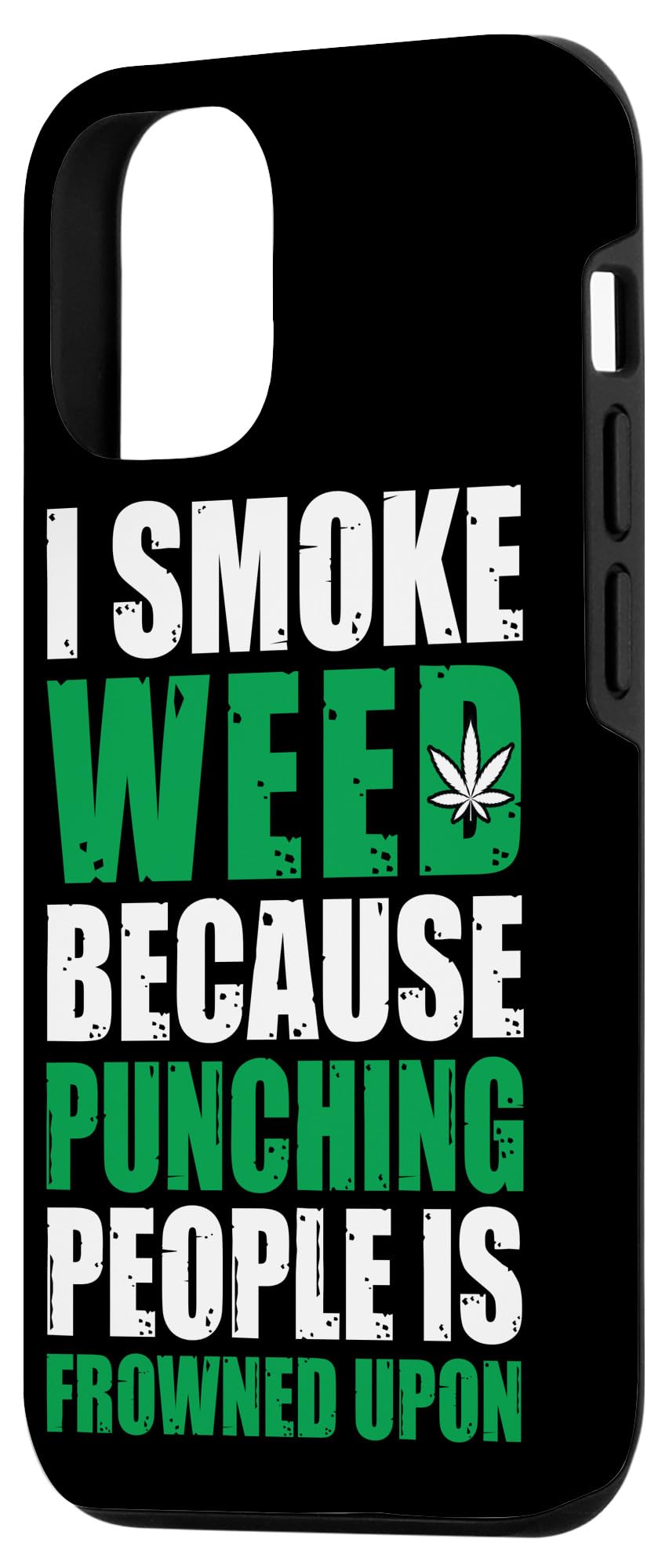 iPhone 12/12 Pro Marijuana Leaf Weed Legalization Phone Case - Perfect for 420 Celebrations & Cannabis Enthusiasts